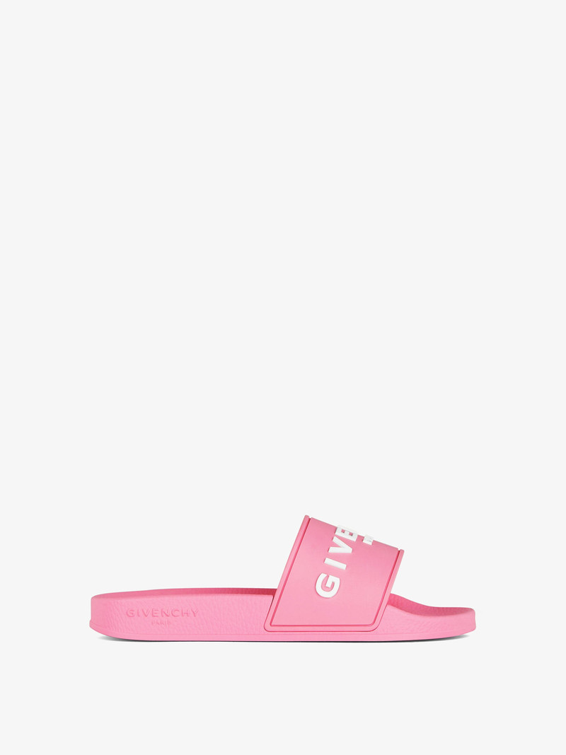 GIVENCHY PARIS FLAT SANDALS IN RUBBER 1