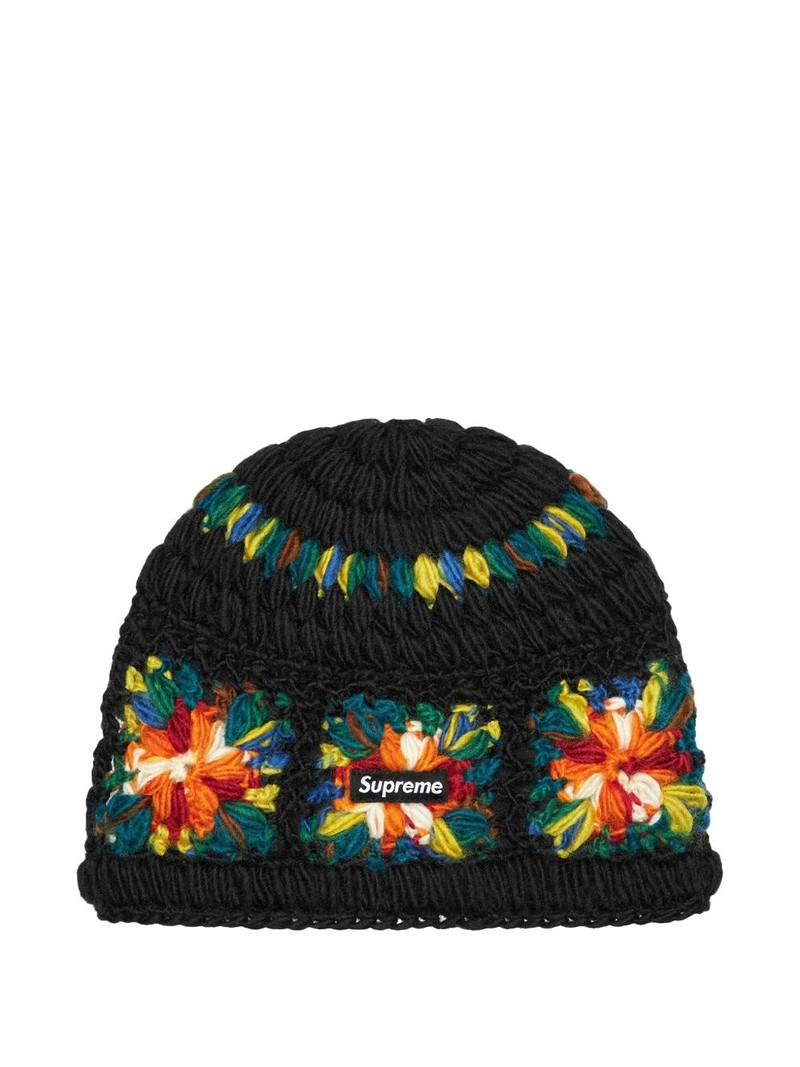 crochet "SS25 - Black" beanie - 1