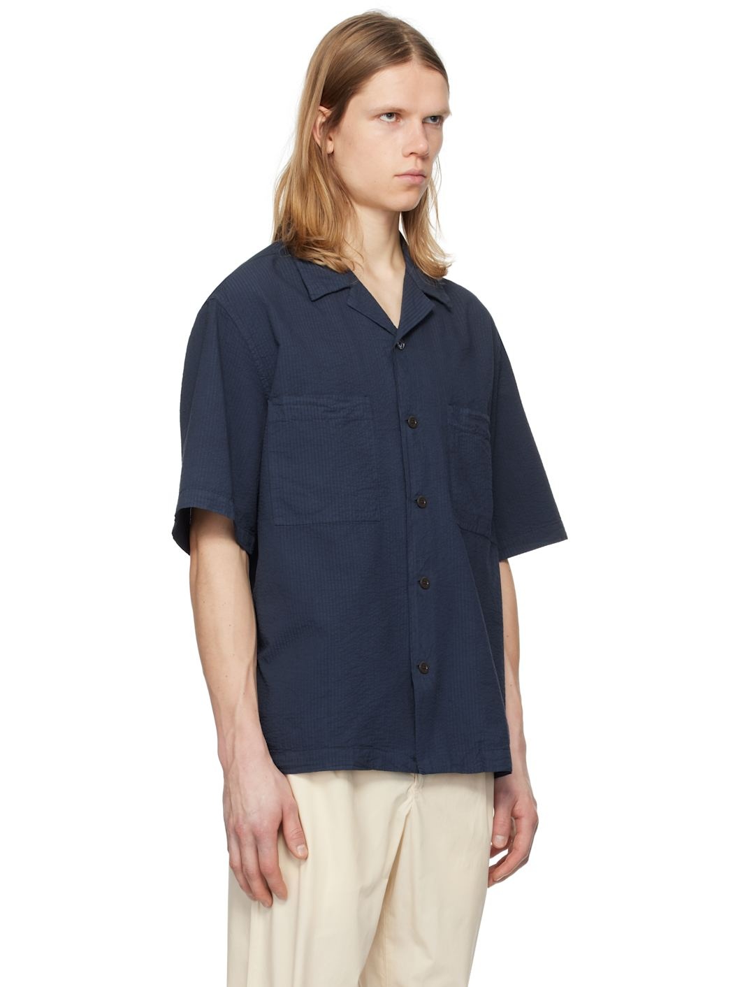 Navy Solana Lassa Shirt - 2