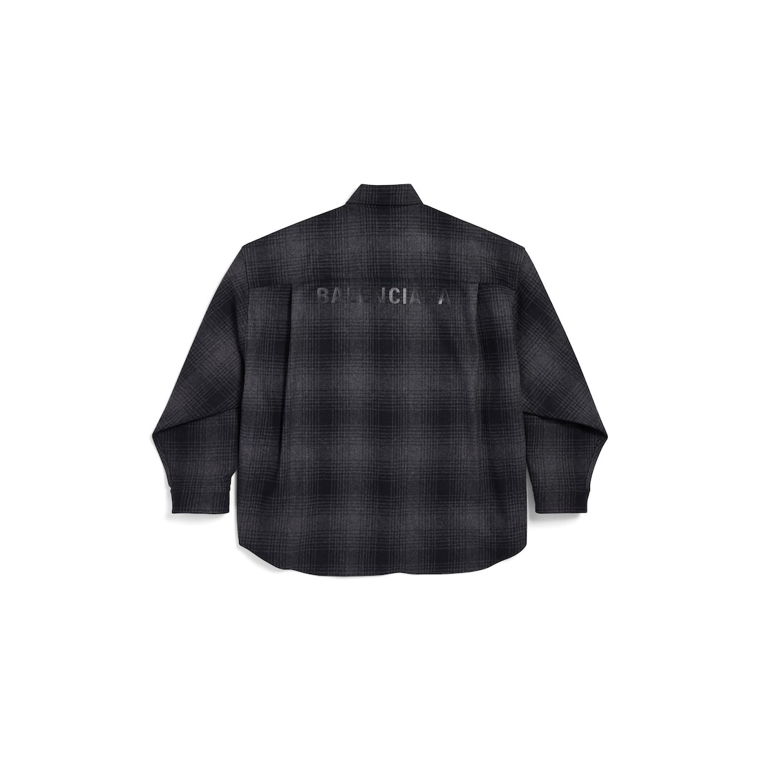 Men's Balenciaga Oversized Shirt in Grey/black - 2