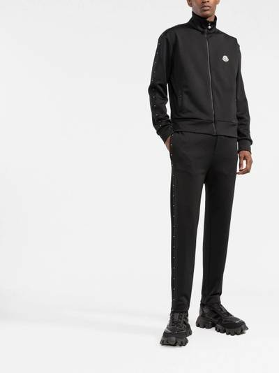 Moncler studded drawstring track pants outlook