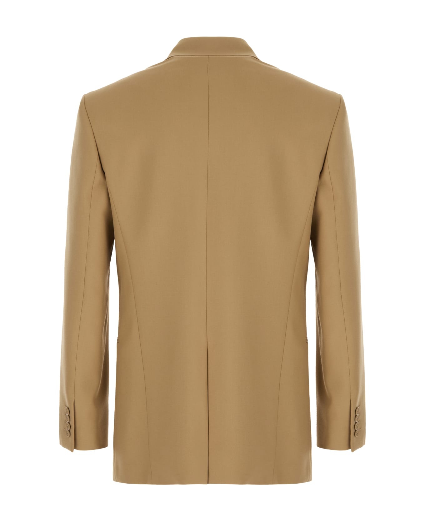 Khaki Green Wool Blazer - 2