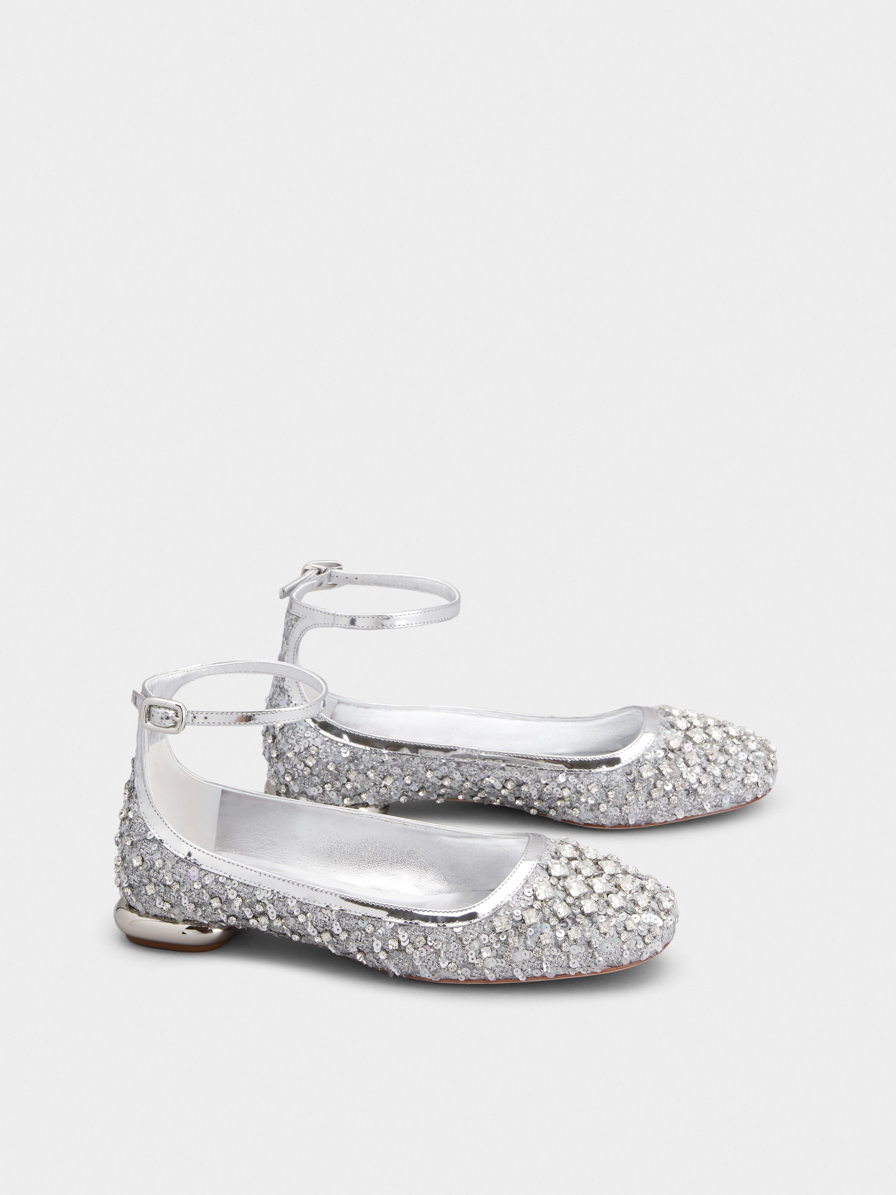 Viv' Podium Ballerinas in sequins - 2