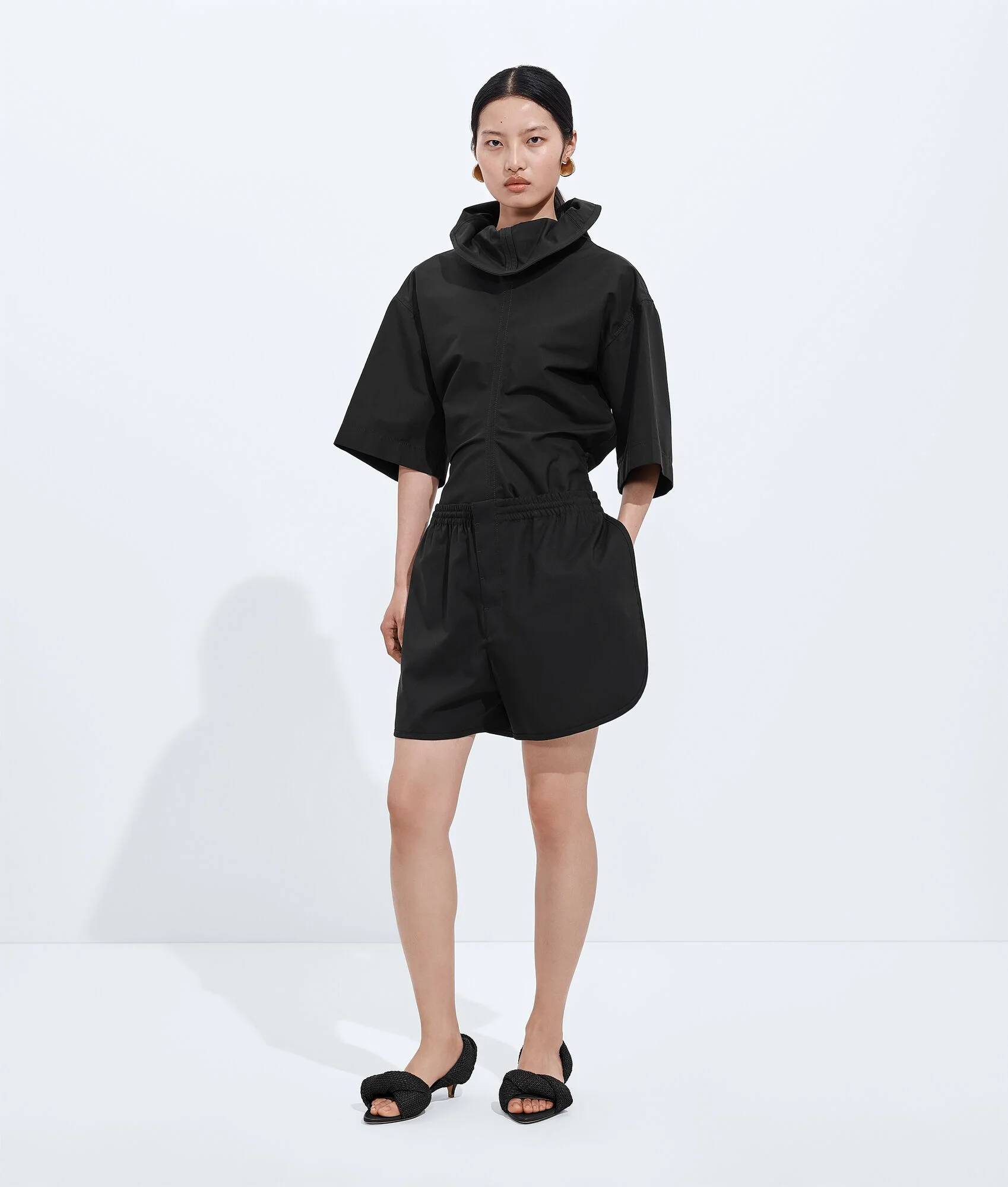 Light Wool Twill Shorts - 1