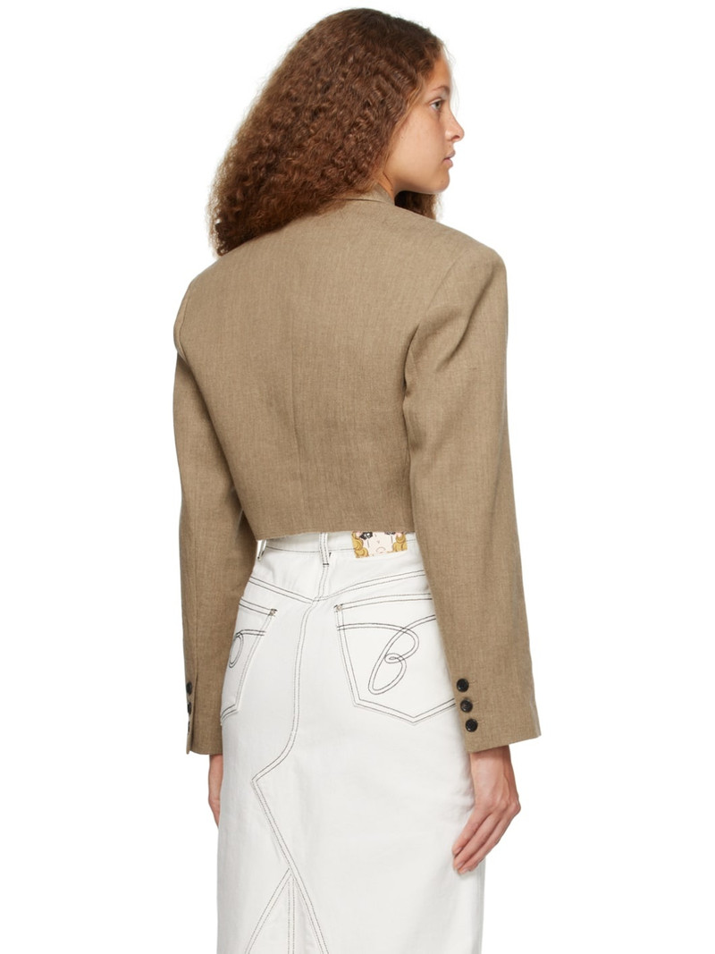 커트아웃 단 하나 breasted blazer 3