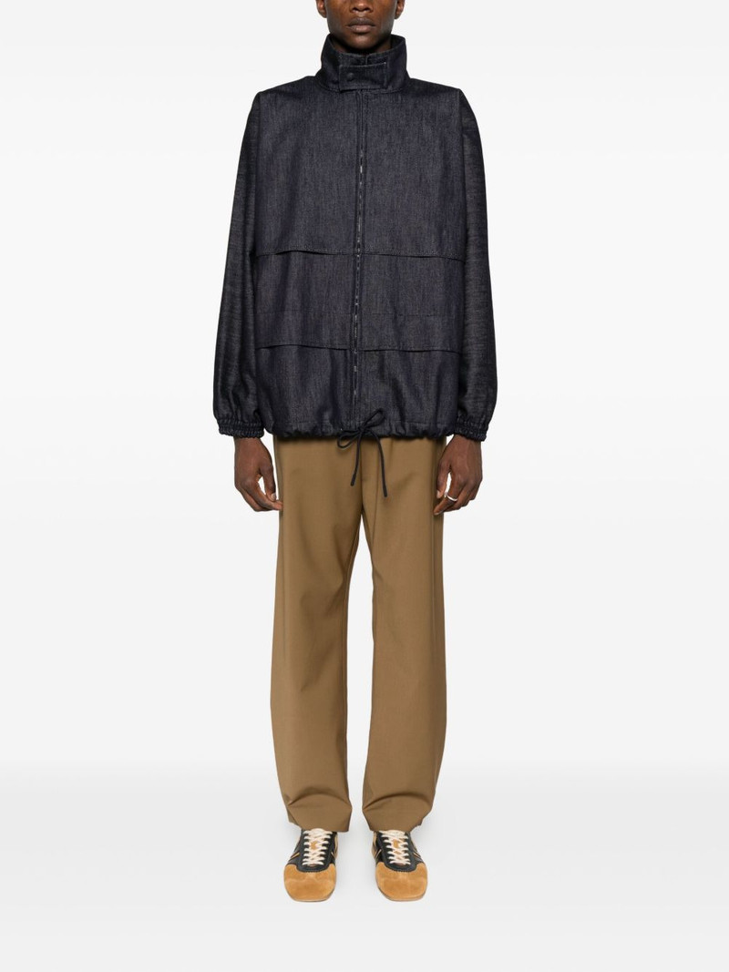 LACOSTE drop-shoulder denim jacket outlook