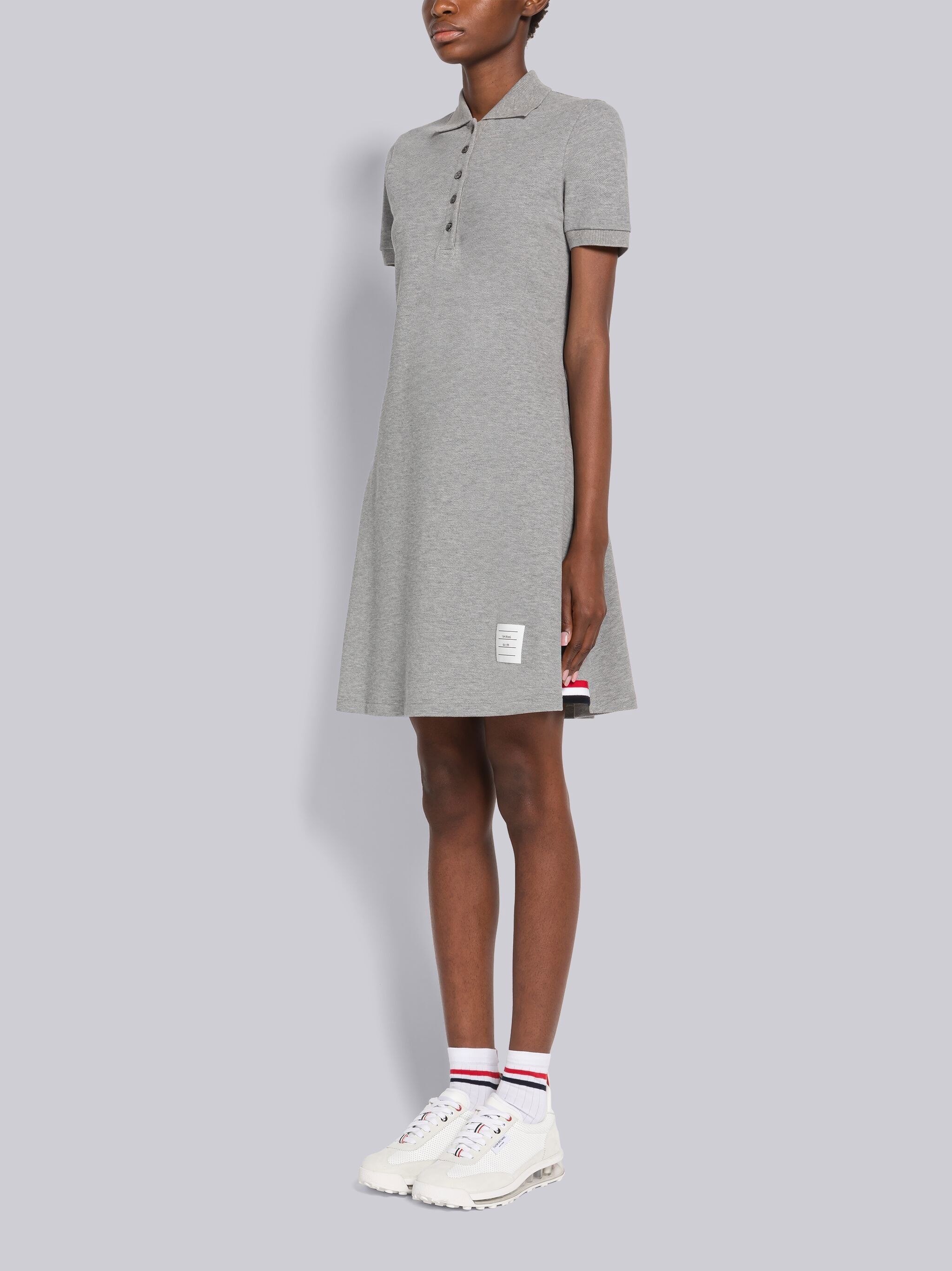 Pique Rib Gusset Tennis Dress - 2