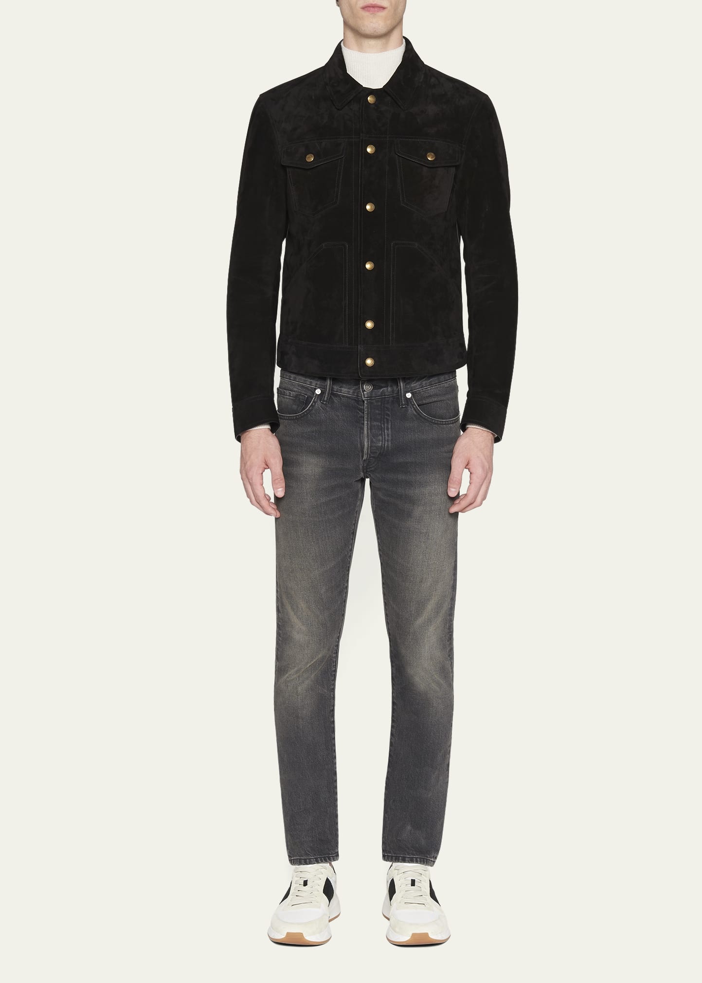 Men's Suede Western Jacket - 2