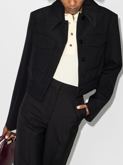 Lemaire military-style cropped jacket outlook