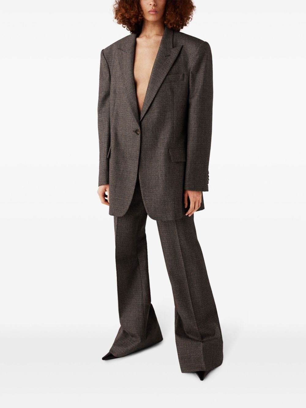 wool tailored trousers - 3