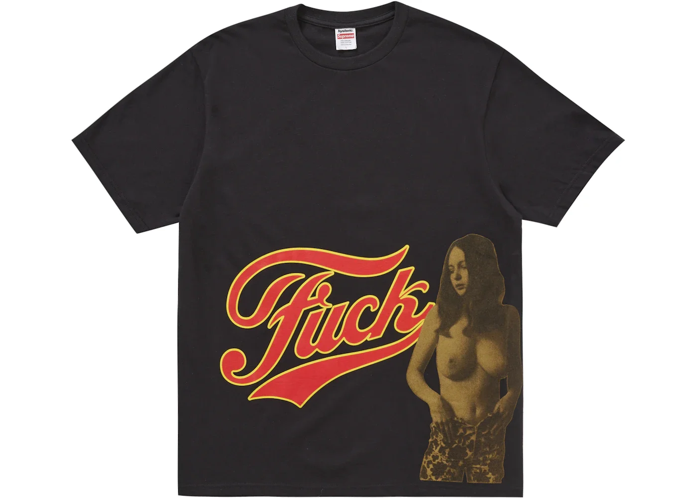 Supreme Hysteric Glamour Fuck Tee Black - 1