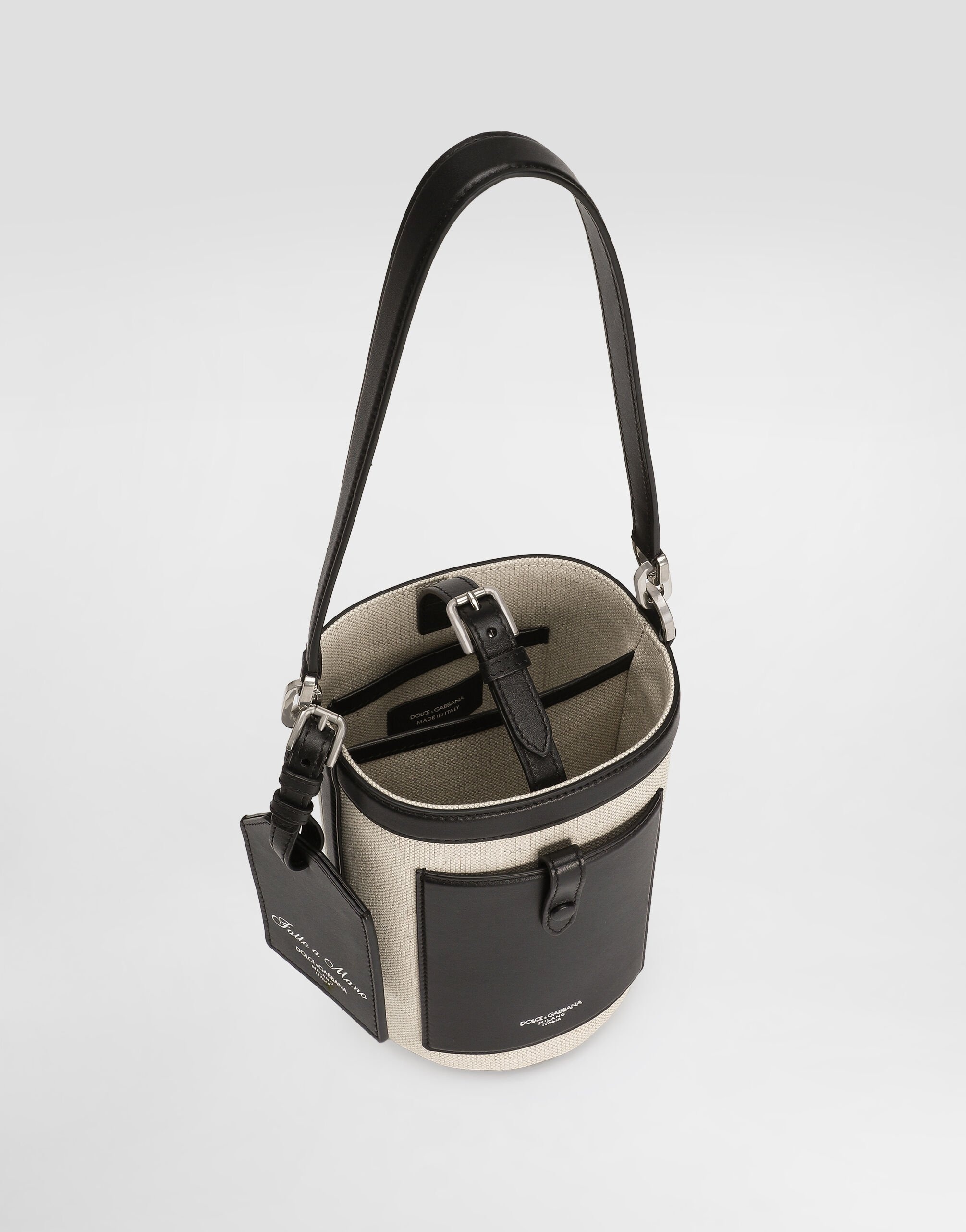 Fabric bucket bag - 4