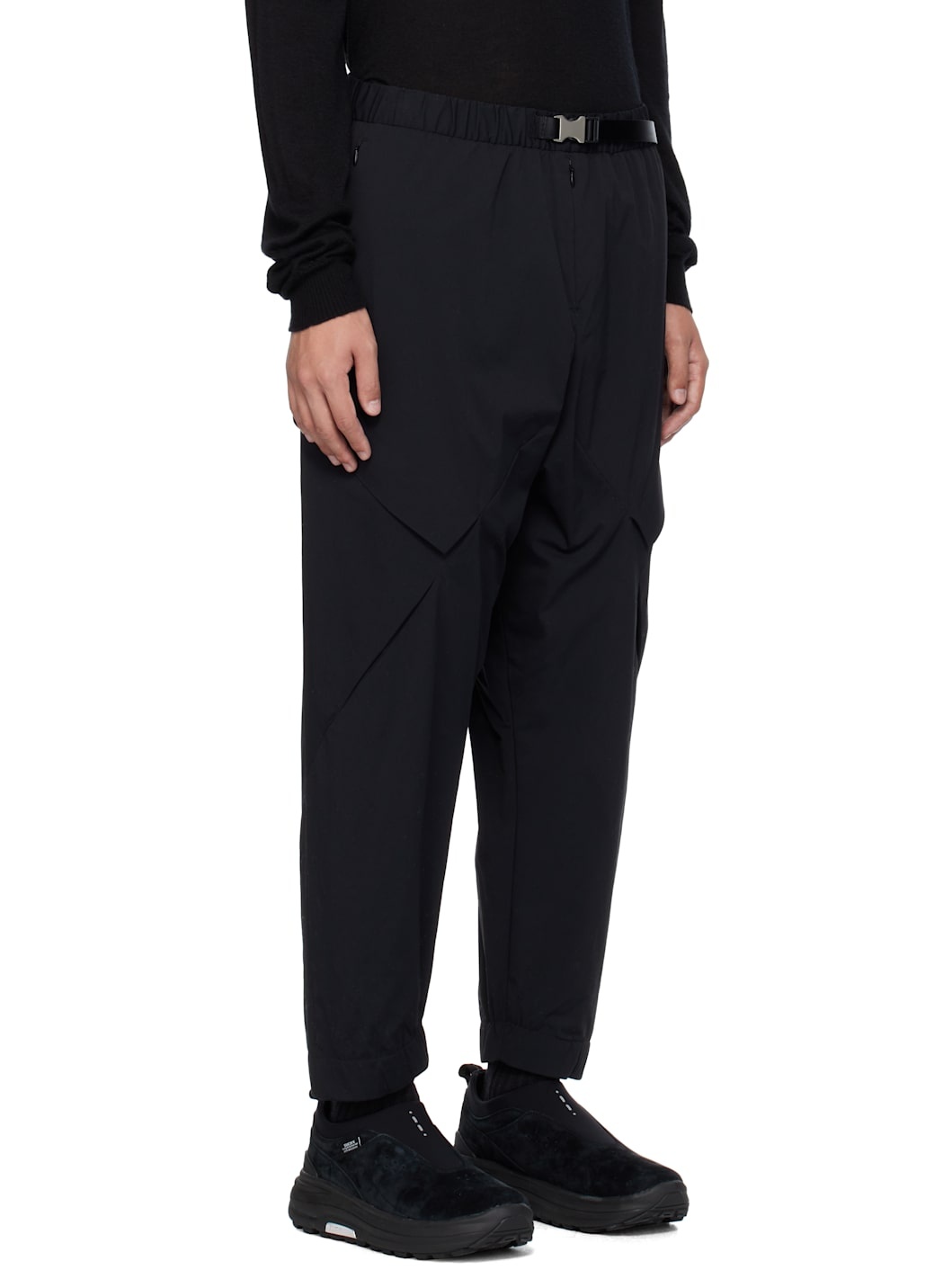 Black Tech Cargo Pants - 2