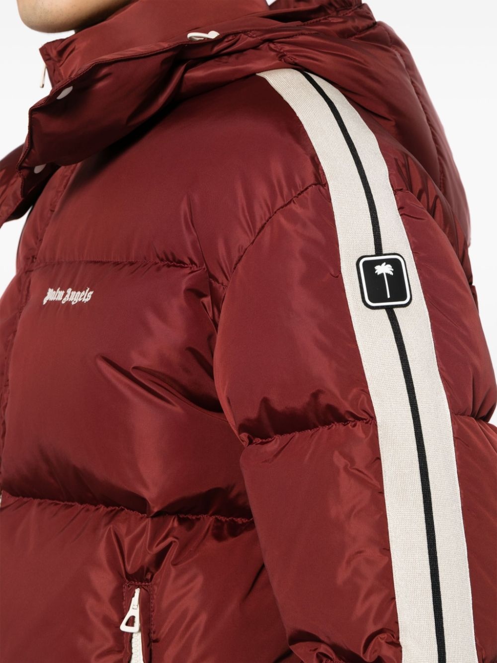 detachable-hood puffer jacket - 5