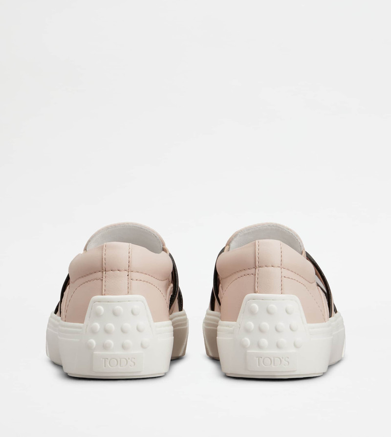 Tod's KATE SLIP-ONS IN LEATHER - VIOLET outlook