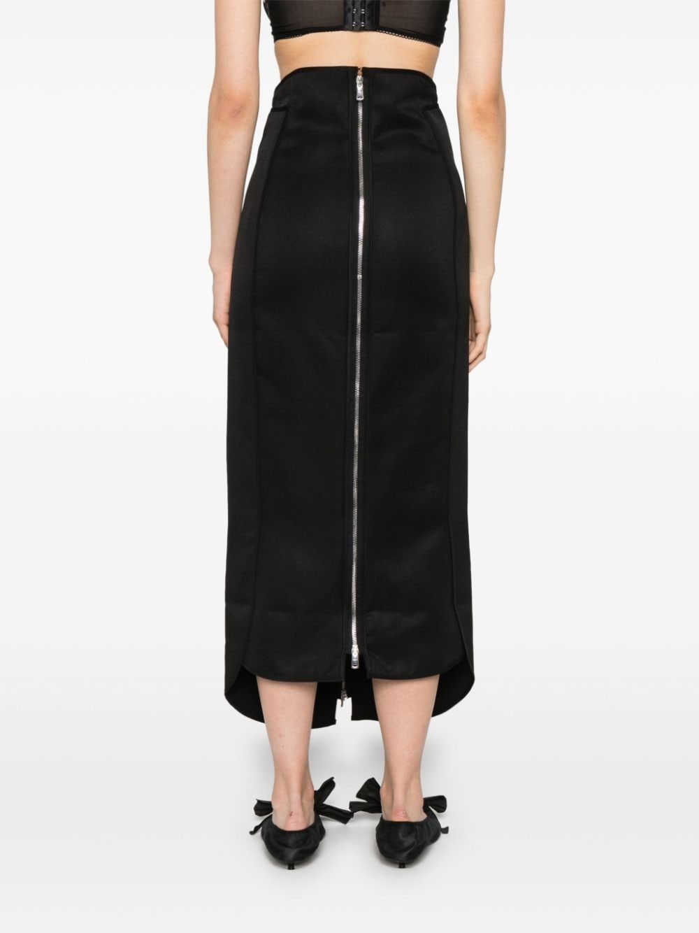 zip maxi skirt - 4