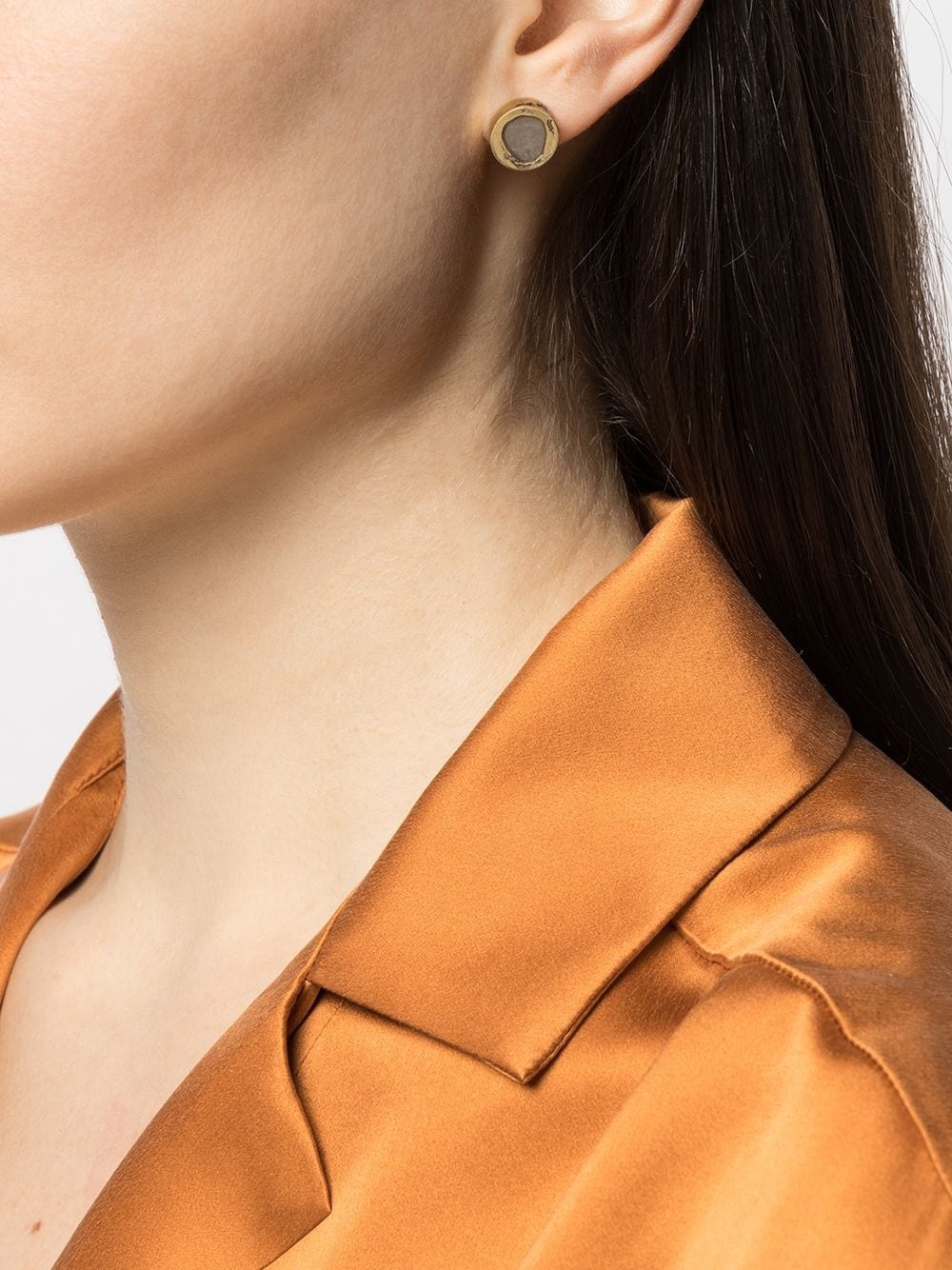 diamond stud single earring - 2