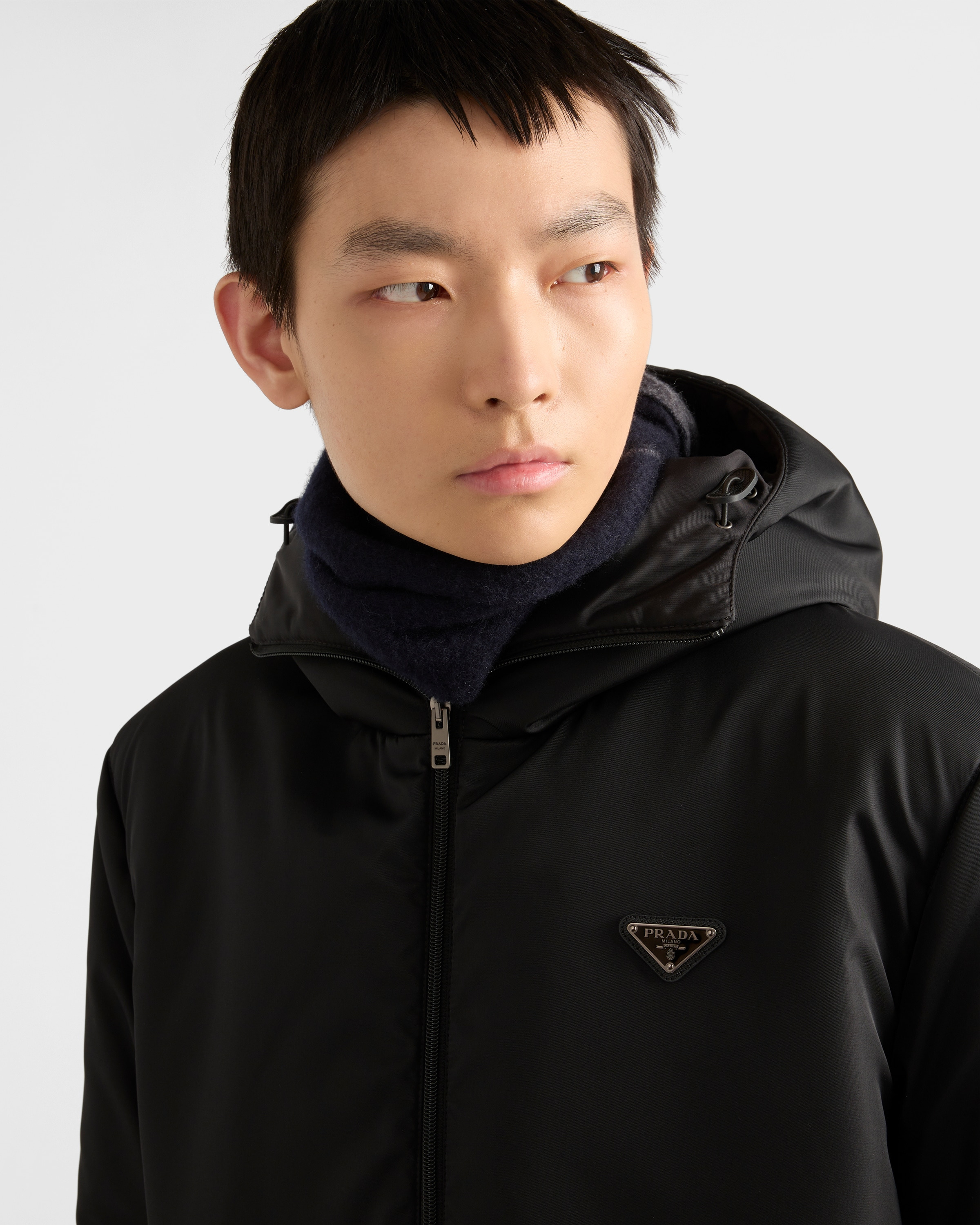 Re-Nylon hooded jacket - 4