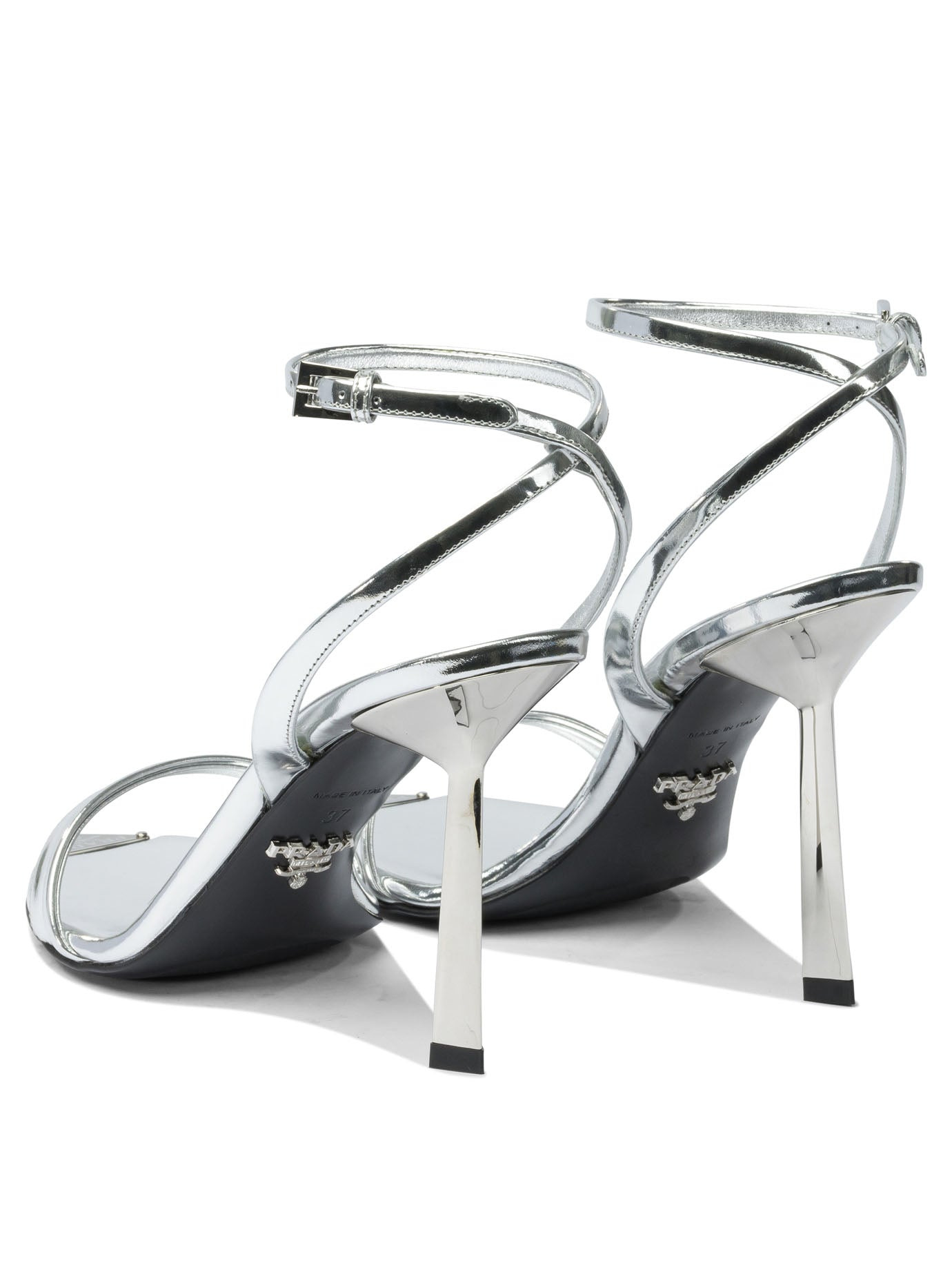 Prada Leather Sandals 100 Mm - 4