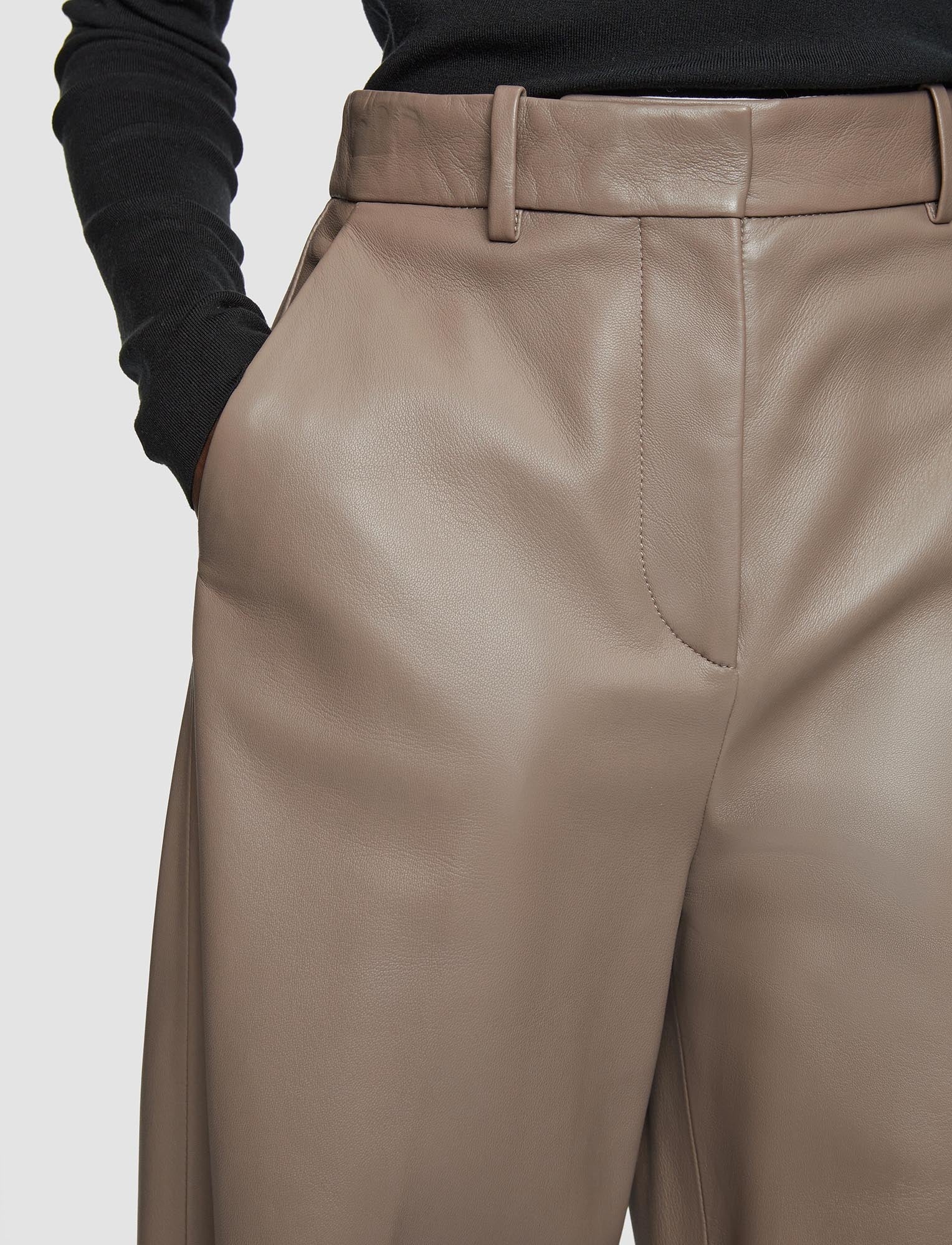 Alana Nappa Leather Trousers - 3