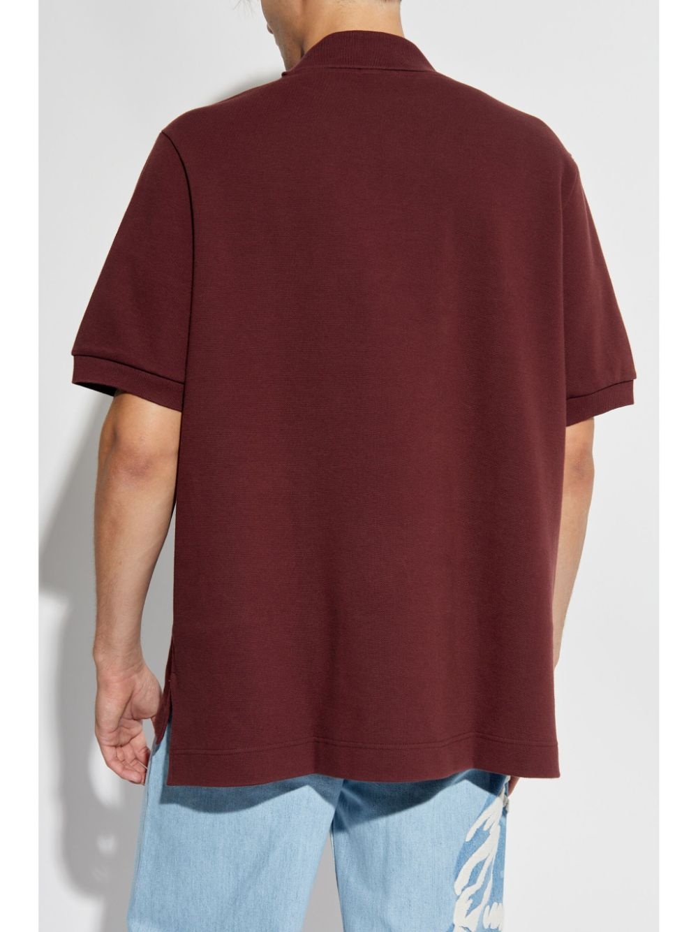 logo-embroidered polo shirt - 6
