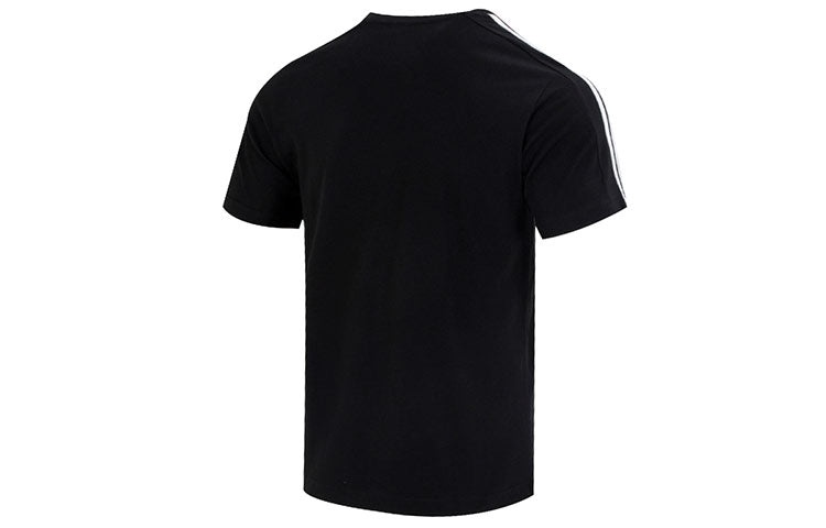 adidas Essentials Single Jersey 3-Stripes T-shirt 'Black' IC9334 - 2