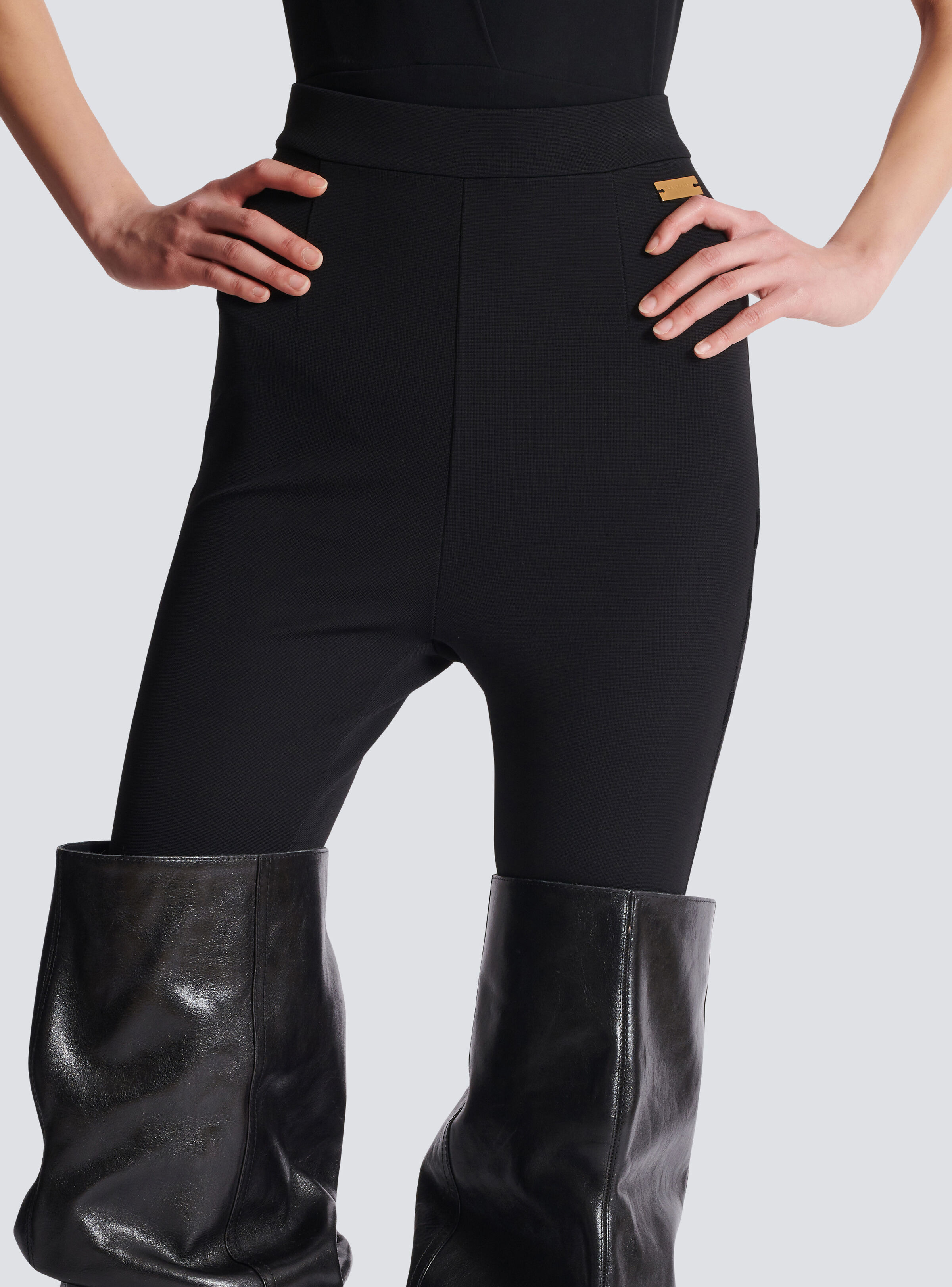 Jersey stirrup leggings - 7