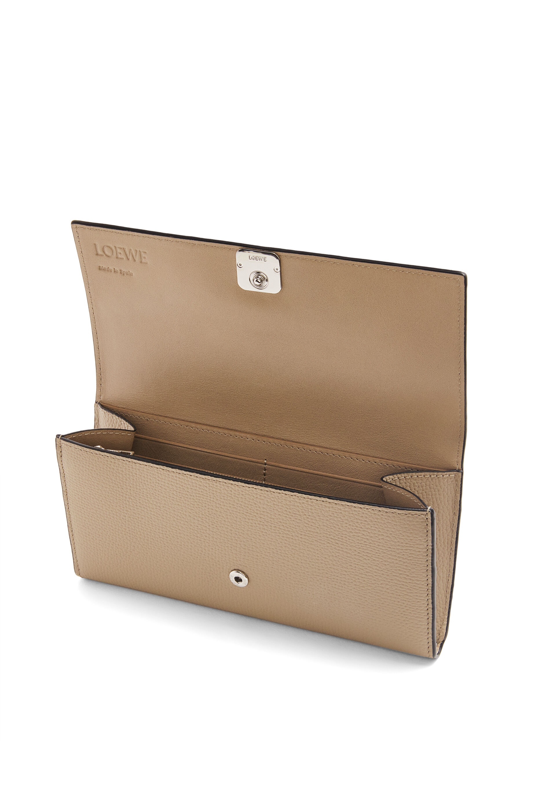 Anagram continental wallet in pebble grain calfskin - 3