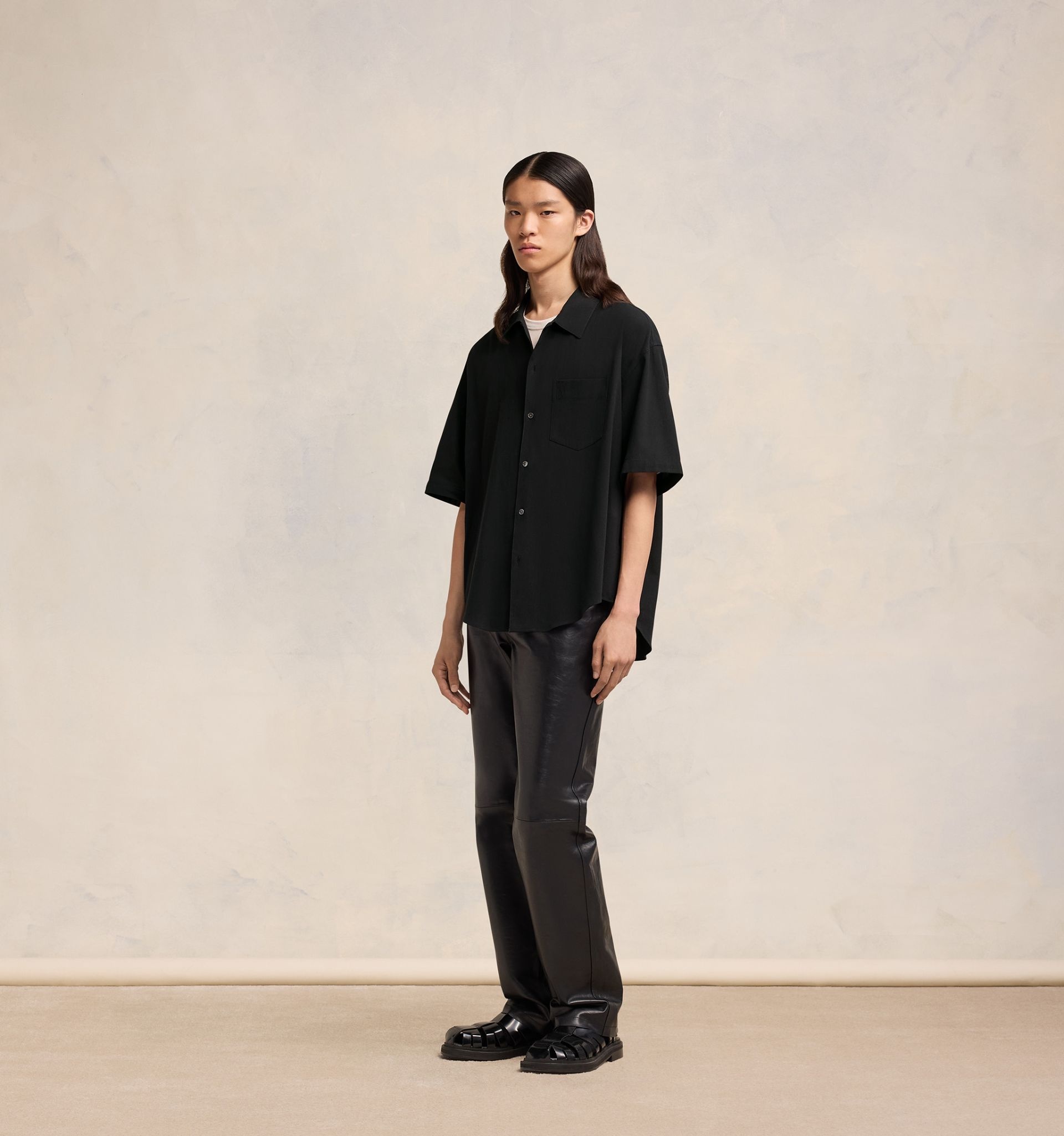 Camp Collar Short Sleeve Shirt - 4