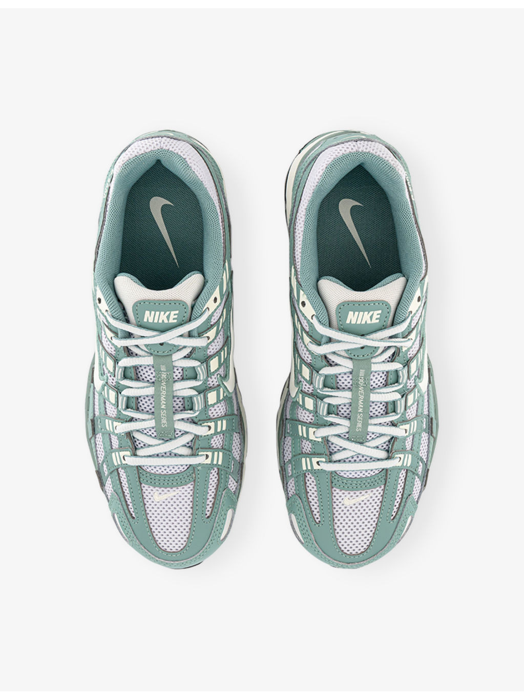 P-6000 Mesh and Leather Trainers - 2