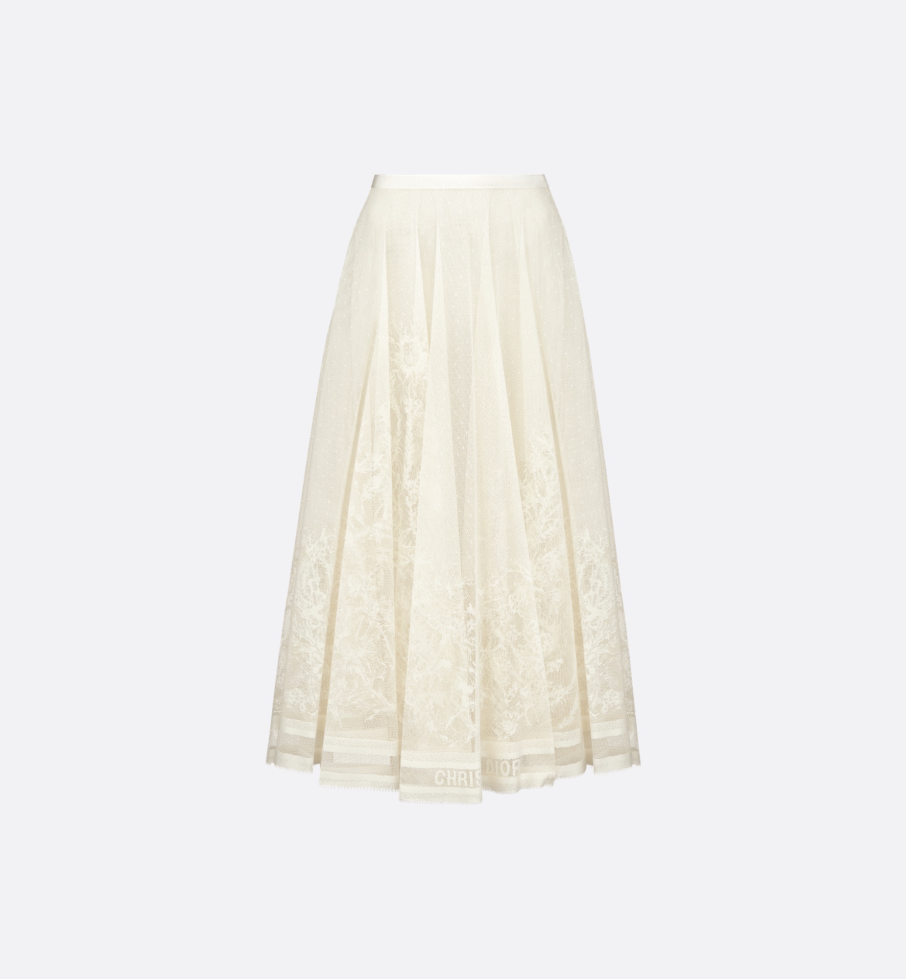 Flared Mid-Length Skirt - 1