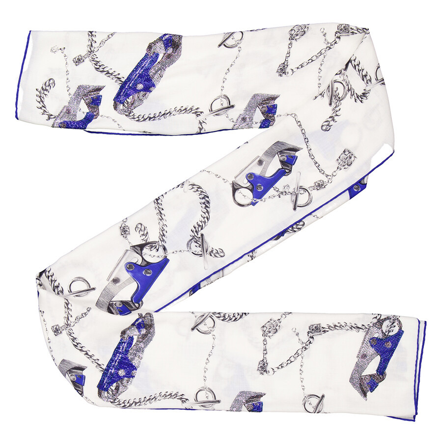 Burberry Knight Hardware Print Silk Scarf - 4