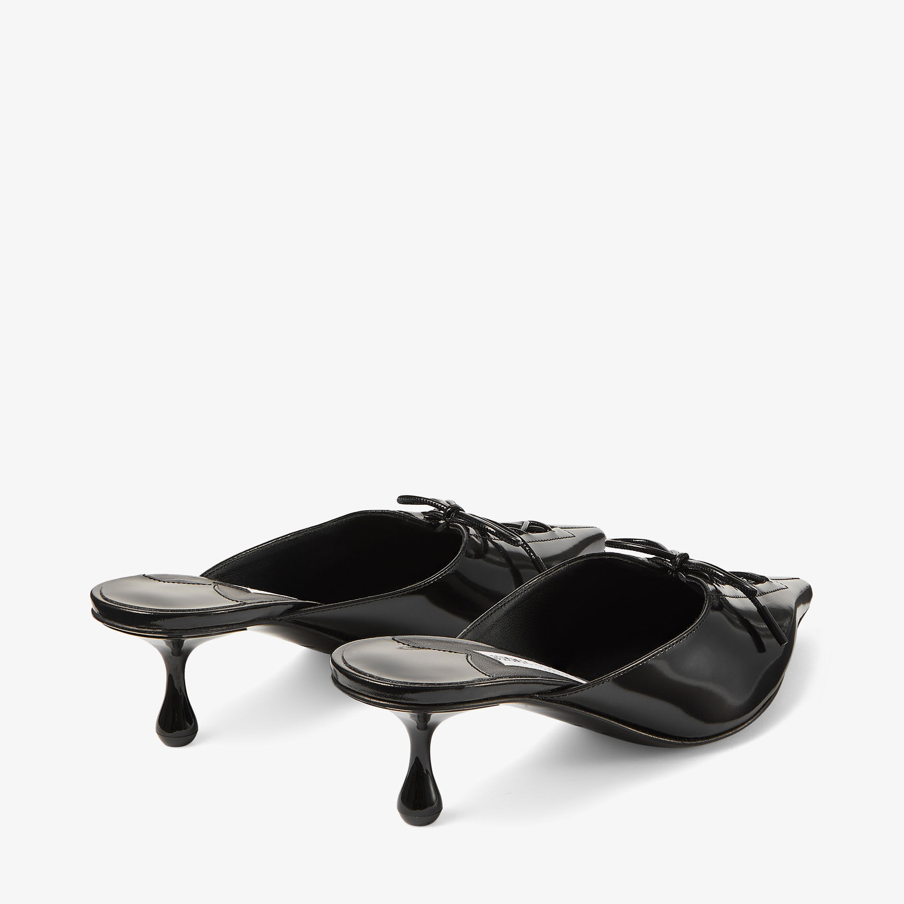 Scarlett Mule 50
Black Soft Spazzolato Leather Mules - 6
