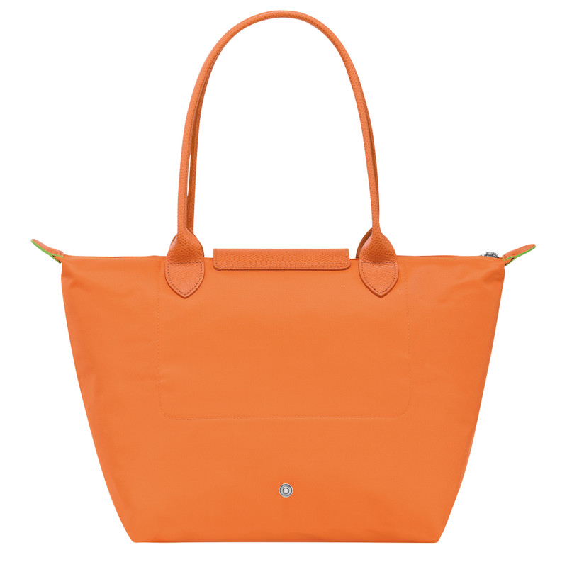 Le Pliage Green M Tote bag Orange - Recycled canvas 3