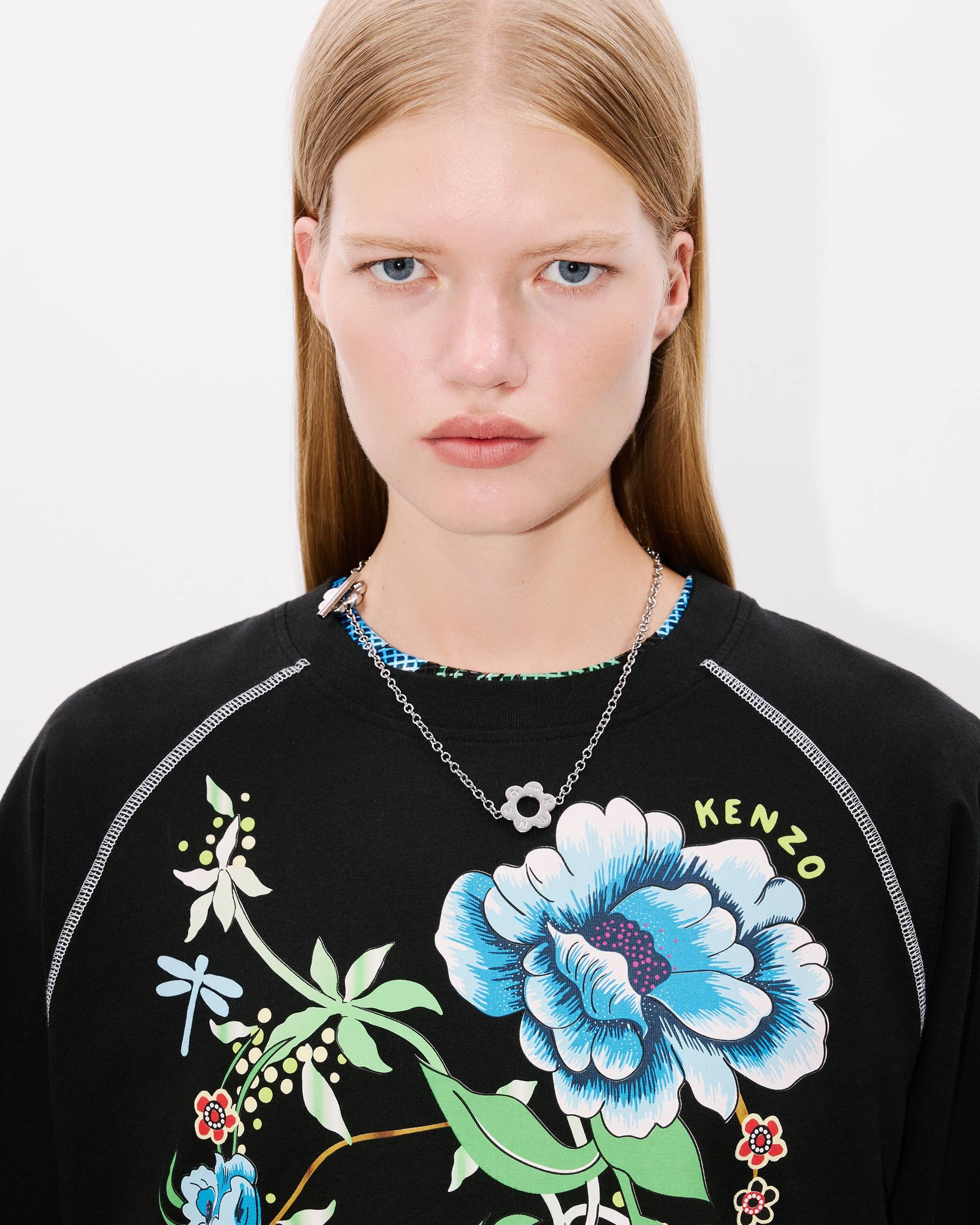 'KENZO Peonies' T-shirt in cotton - 7