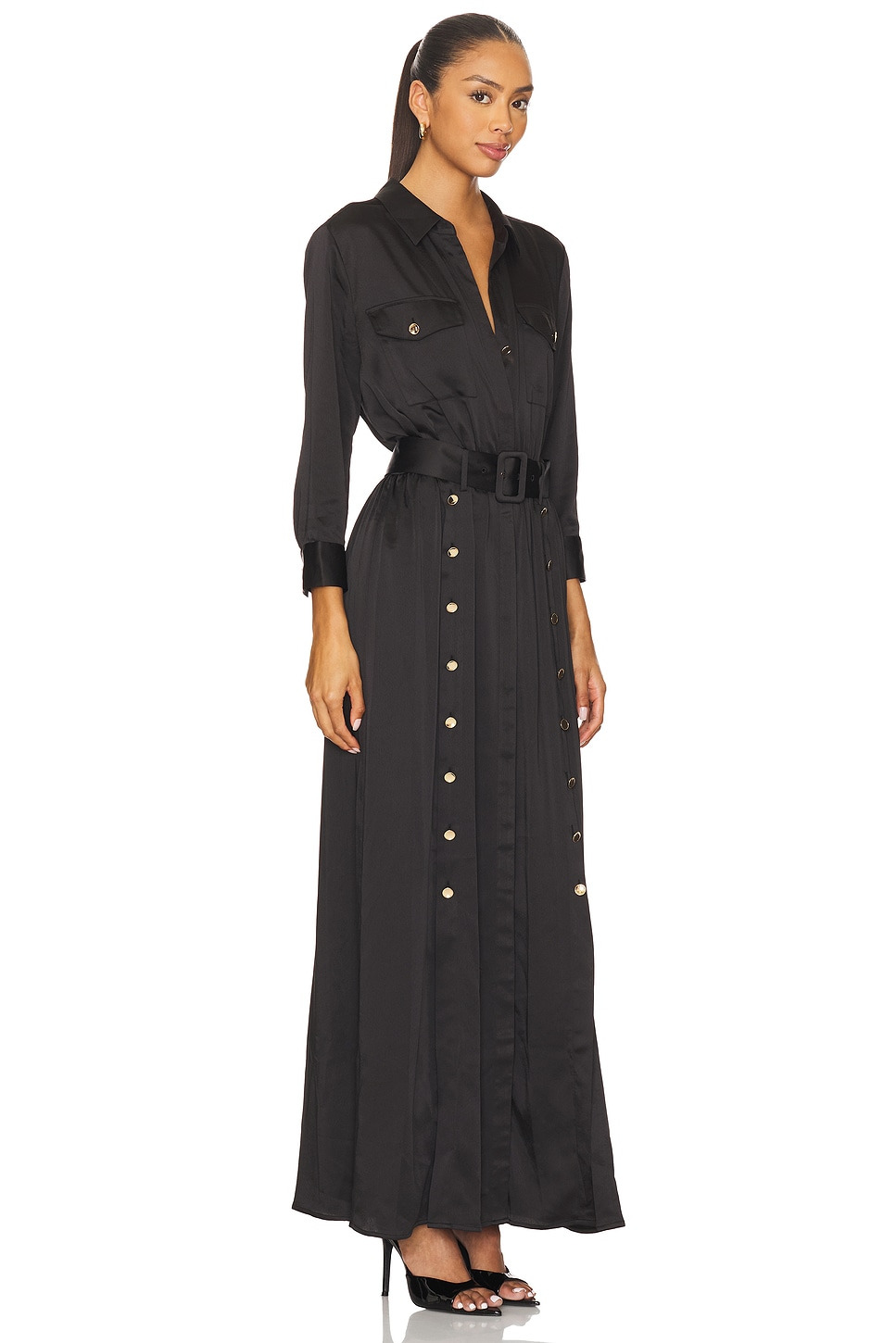 Uriah Shirt Dress With Buttons - 3