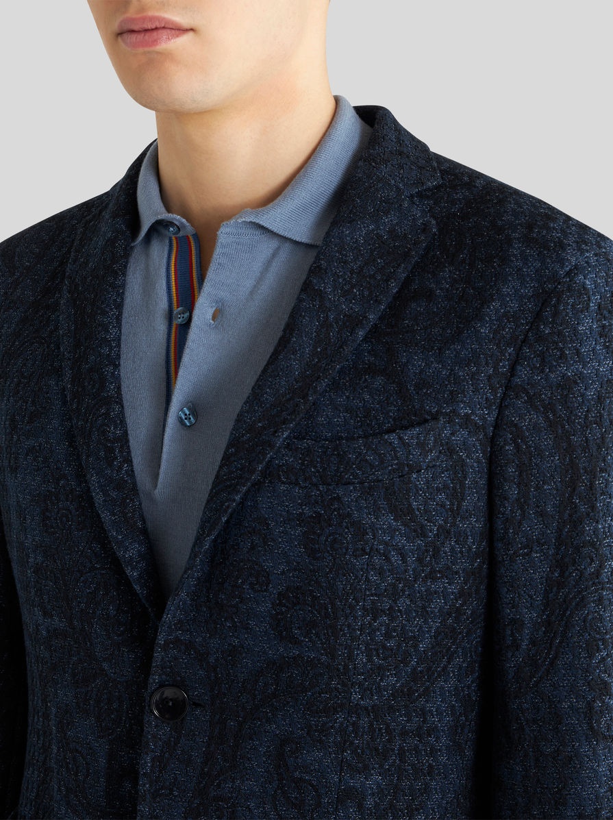 PAISLEY JERSEY JACKET - 2