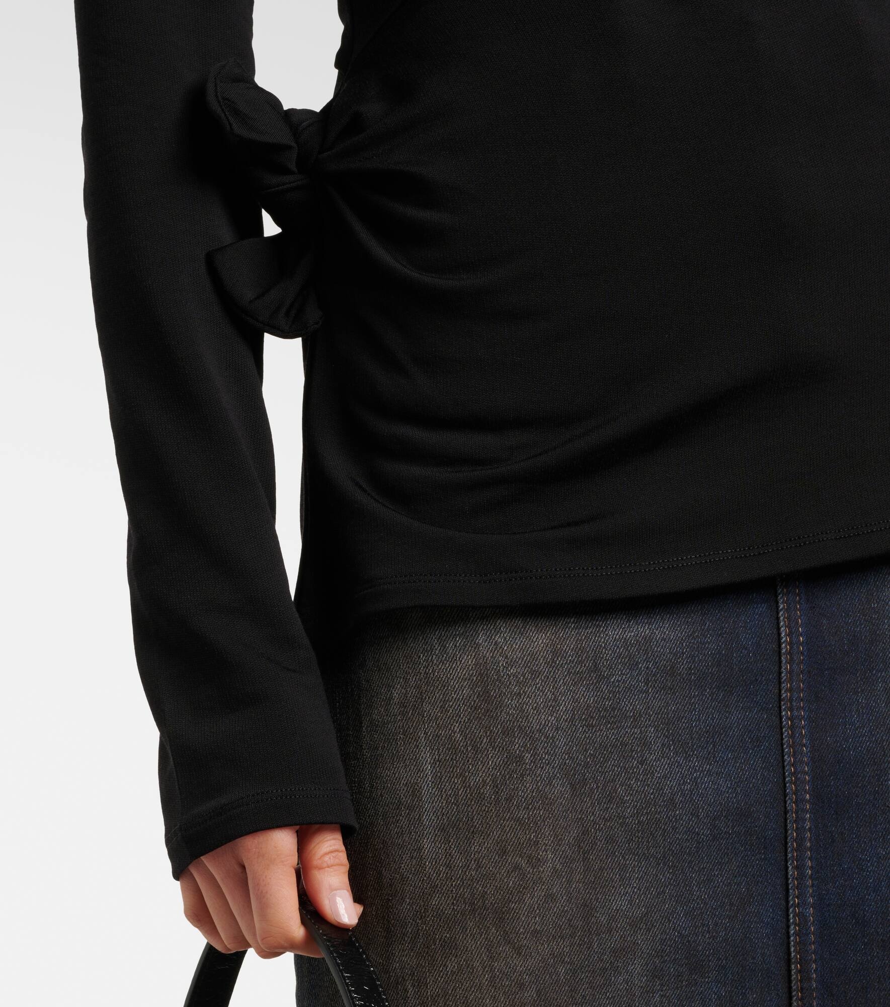 Cutout jersey top - 6