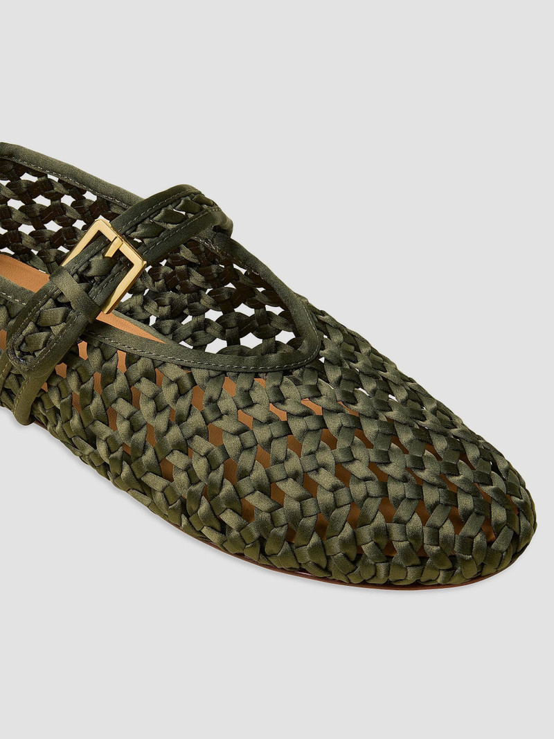 Women's Sydney Satin Mary Jane Flats - Juniper 3