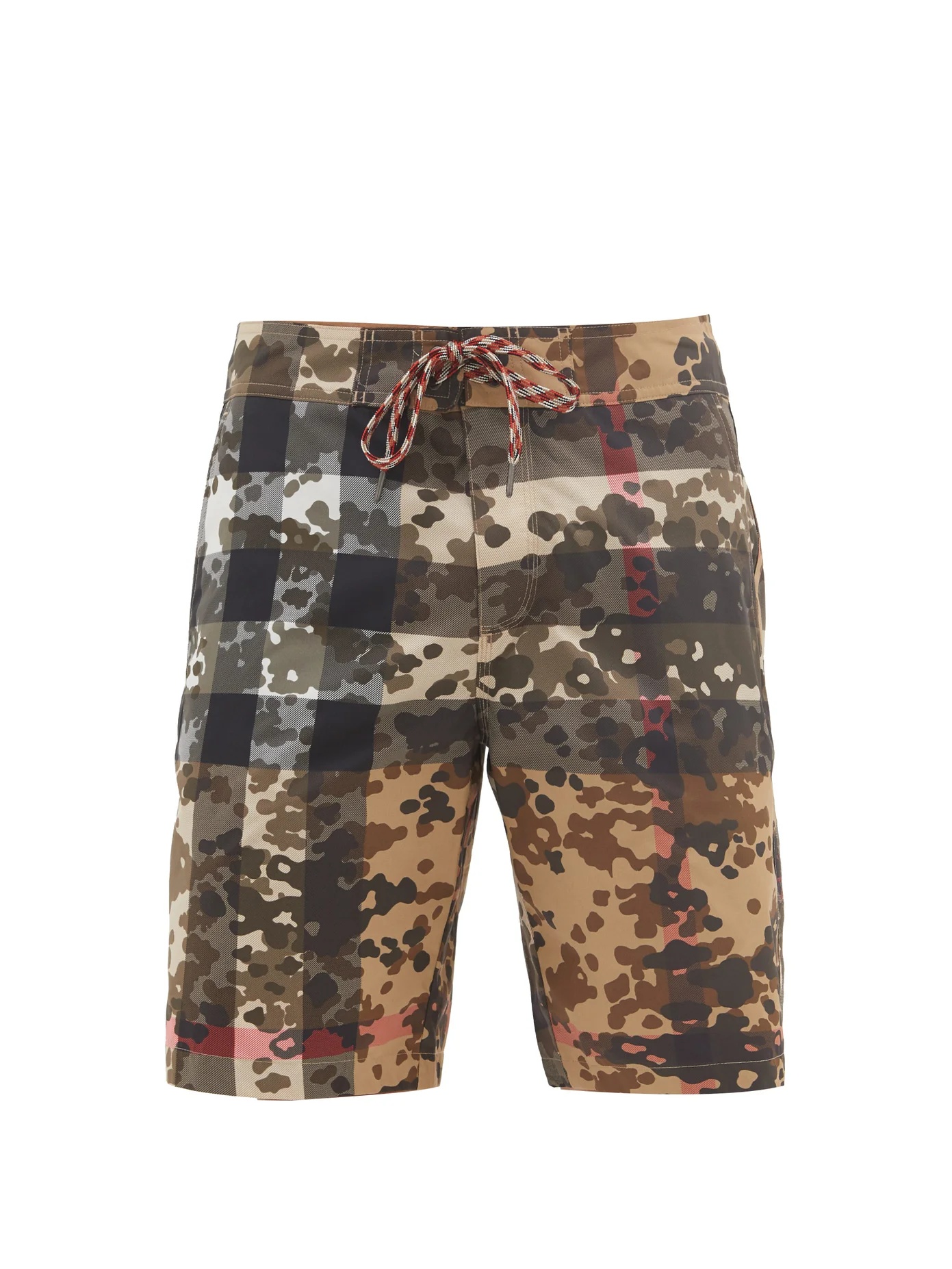 Breton camouflage-print board shorts - 1