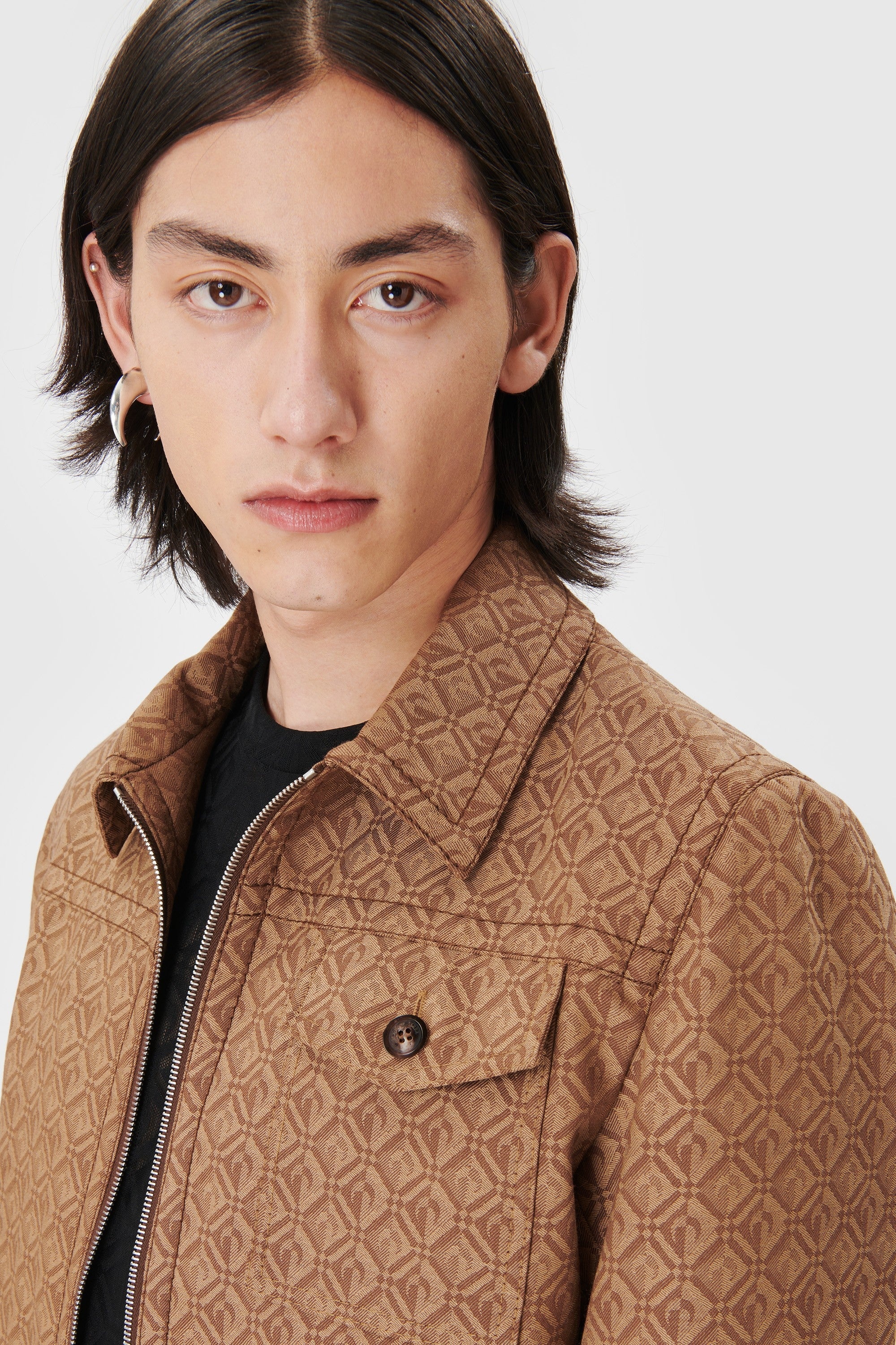 Regenerated Moon Diamant Tailoring Jacquard Jacket - 5