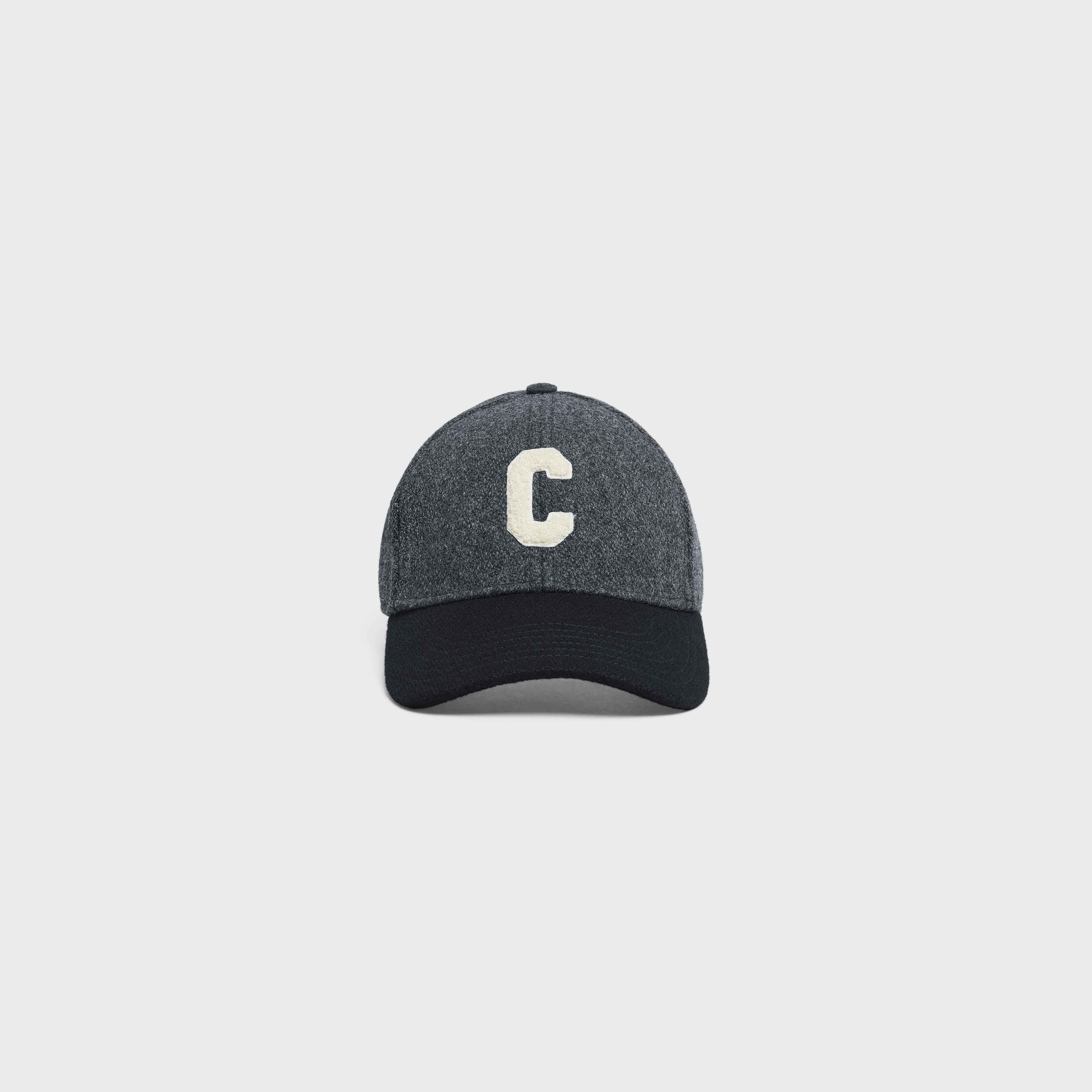 "C" BASEBALL CAP IN WOOL - 2
