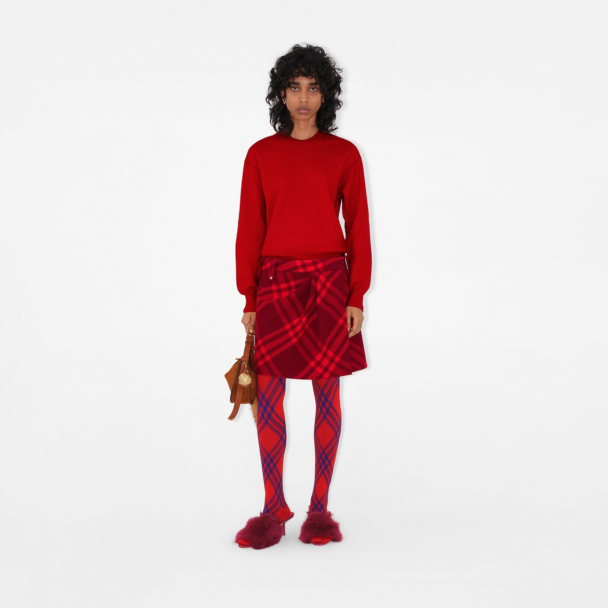 Burberry Shearling Minnie Mules | REVERSIBLE