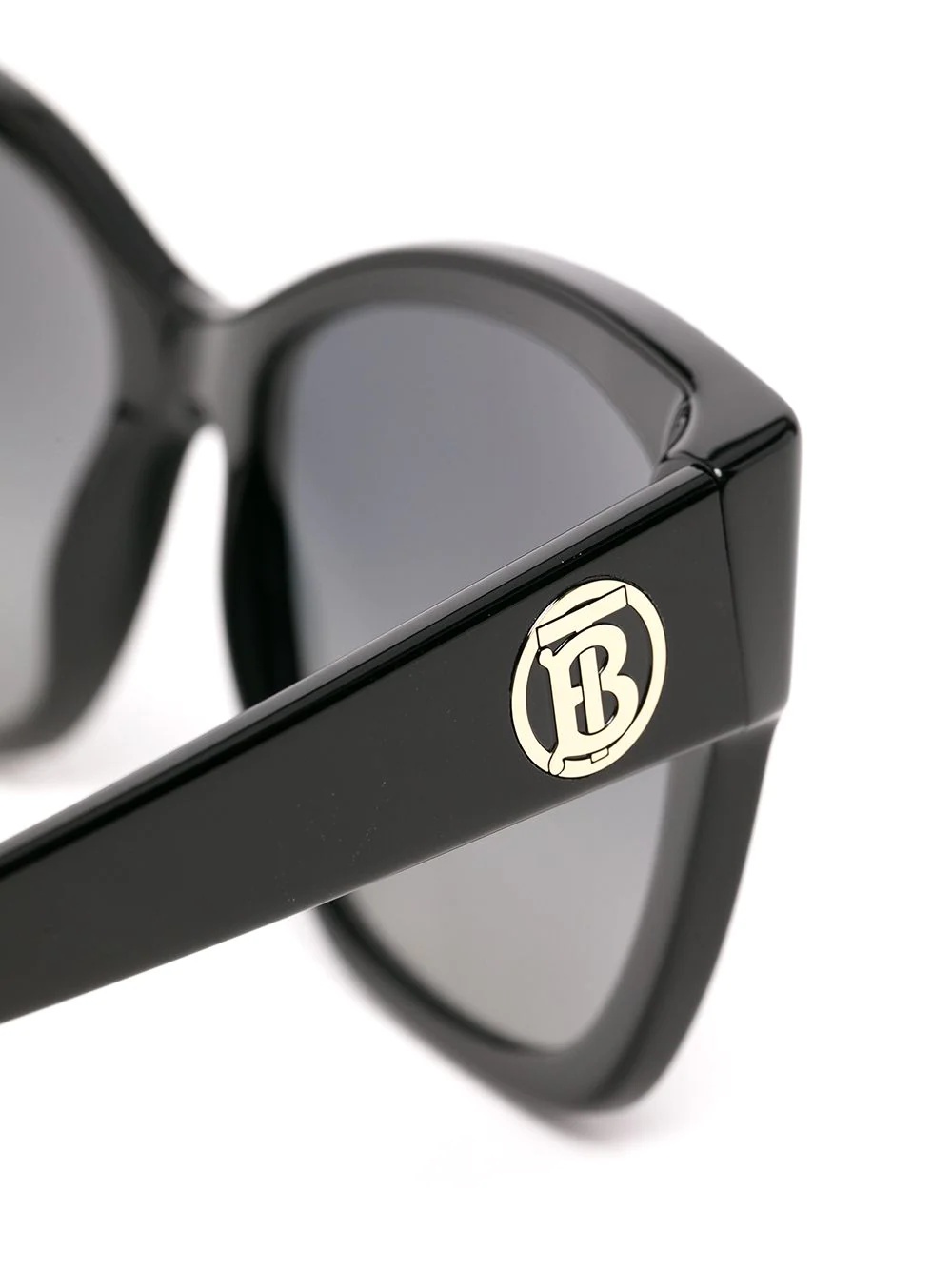 logo-plaque square-frame sunglasses - 3