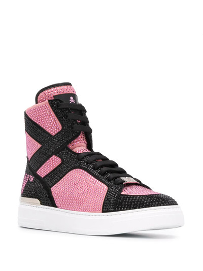 PHILIPP PLEIN Money Beast high-top sneakers outlook