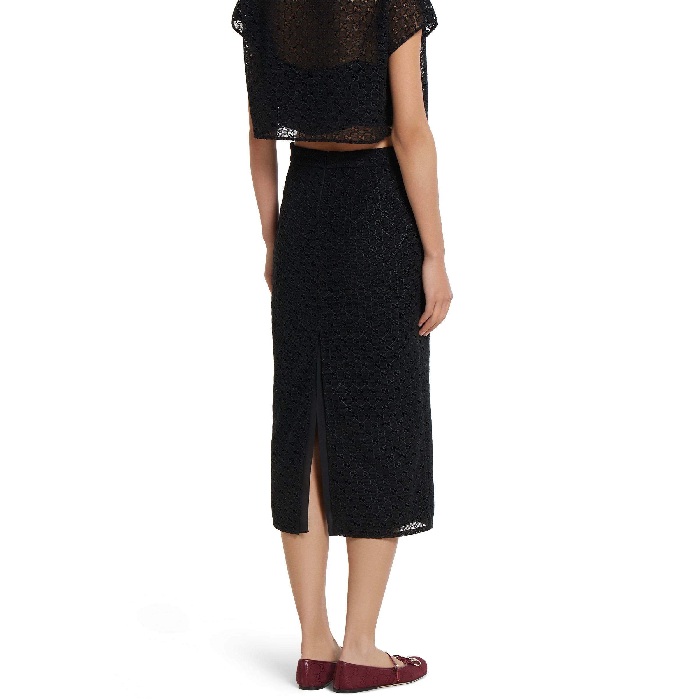 GG macramé skirt - 4