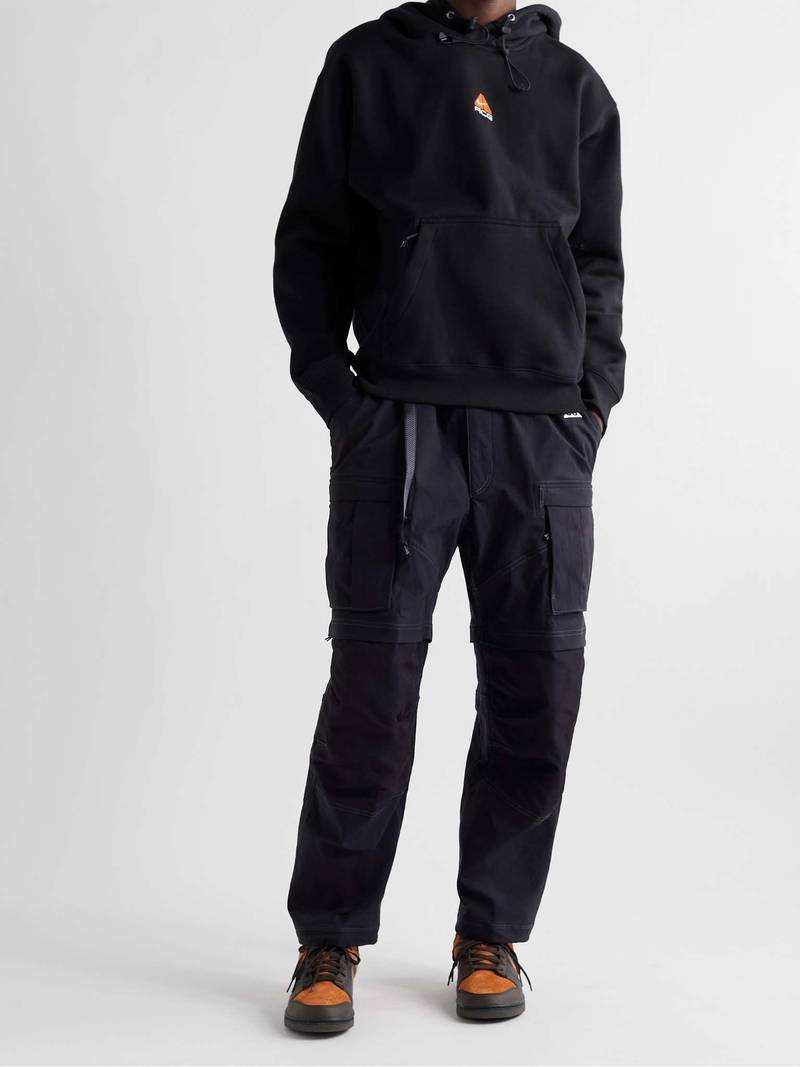 Nike ACG NRG Logo-Embroidered Cotton-Blend Jersey Hoodie outlook