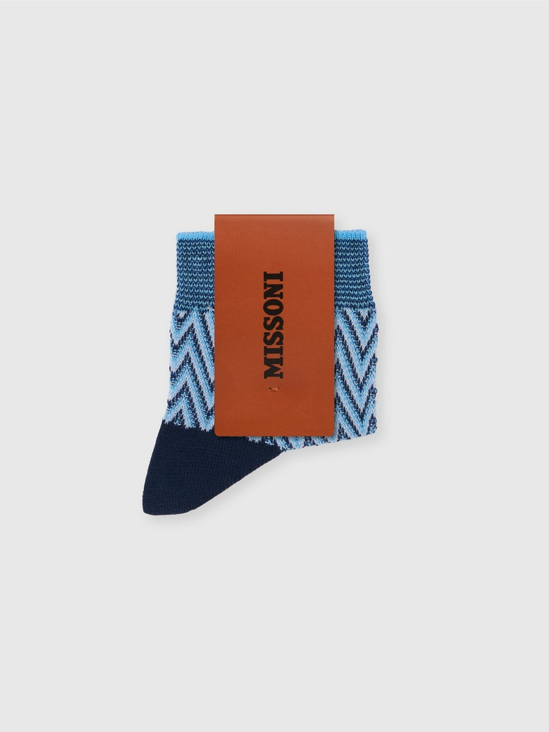 Missoni Short zig zag cotton socks outlook