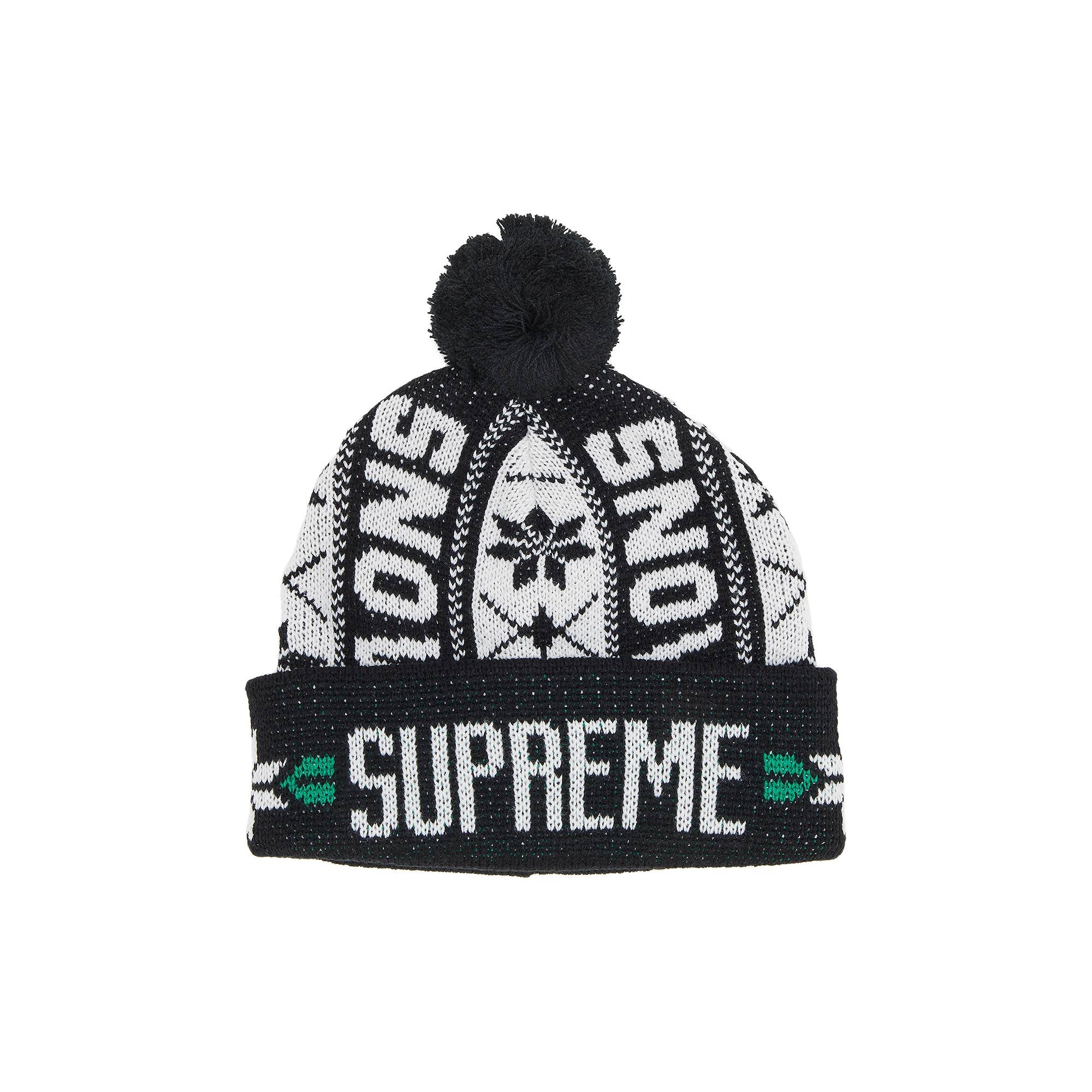 Supreme Snow Beanie 'Black' - 1