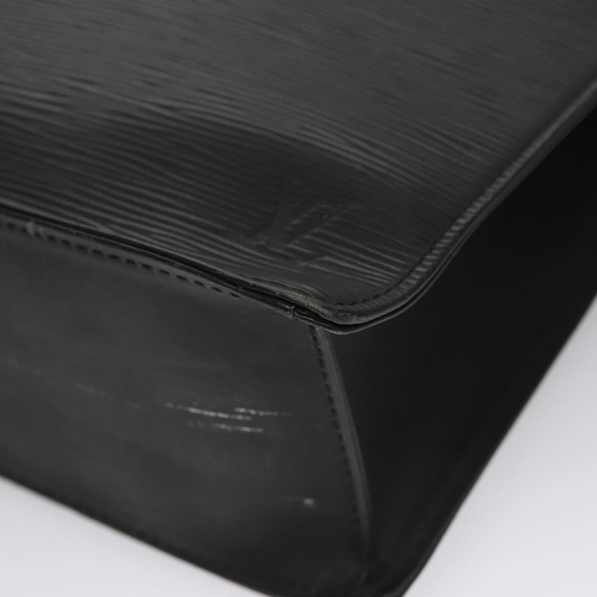 LOUIS VUITTON Epi Sac Plat PM Hand Bag Black M58658 - 9
